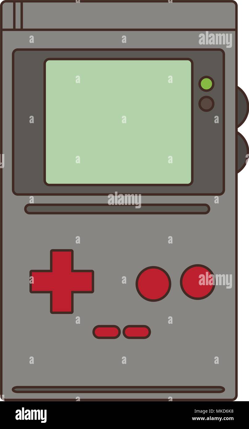 Portable videogame console technology Stock Vector Image & Art - Alamy