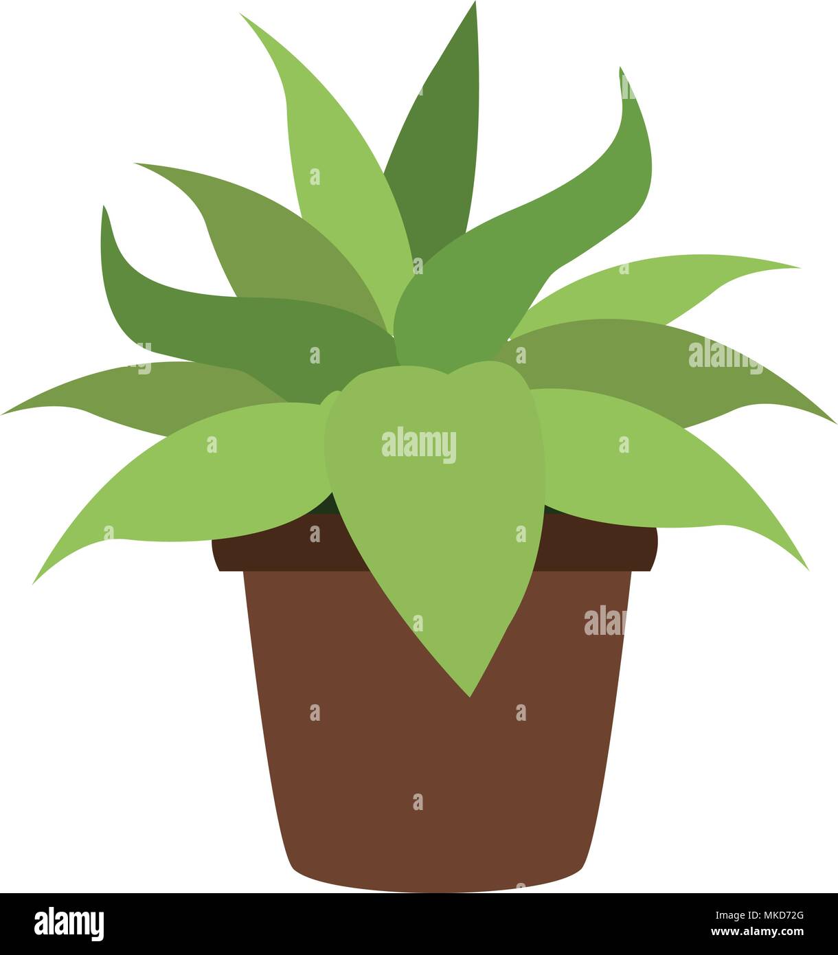 Plant in pot Stock Vector Image & Art - Alamy