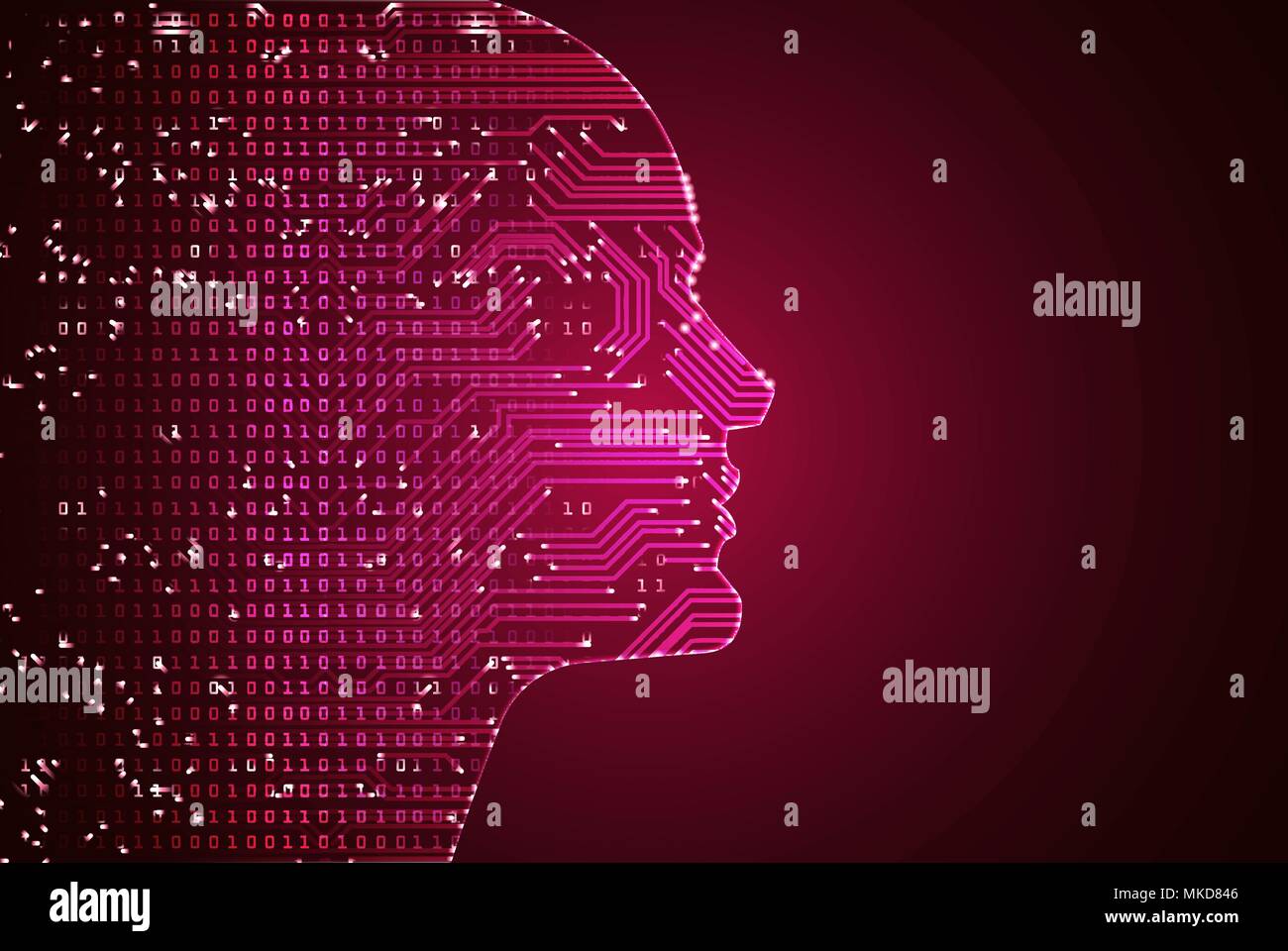Big data and artificial intelligence concept Stock Vector Image & Art ...