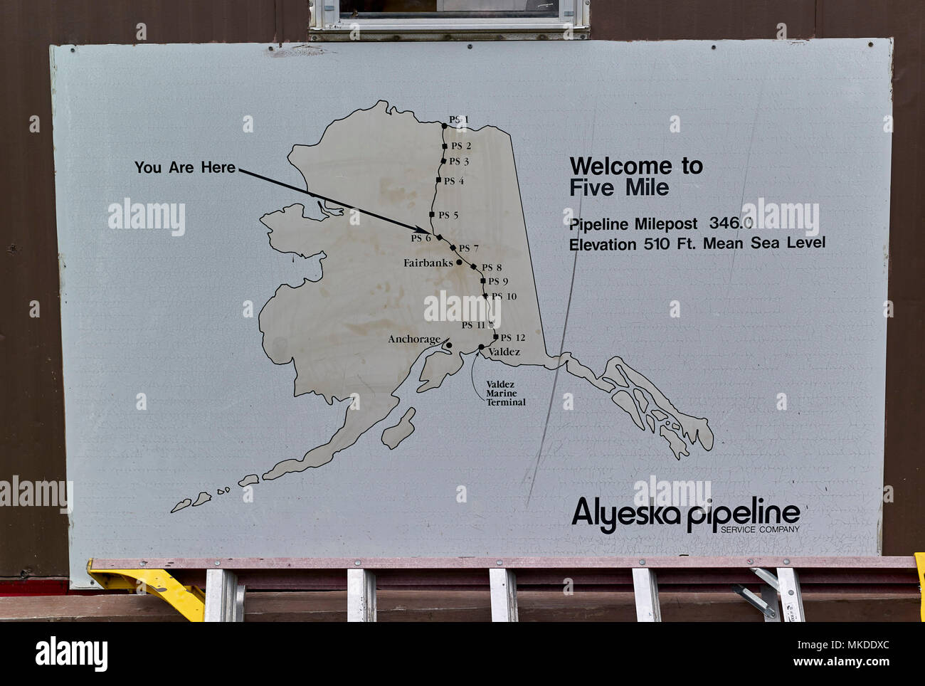 Prudhoe bay alaska map hires stock photography and images Alamy
