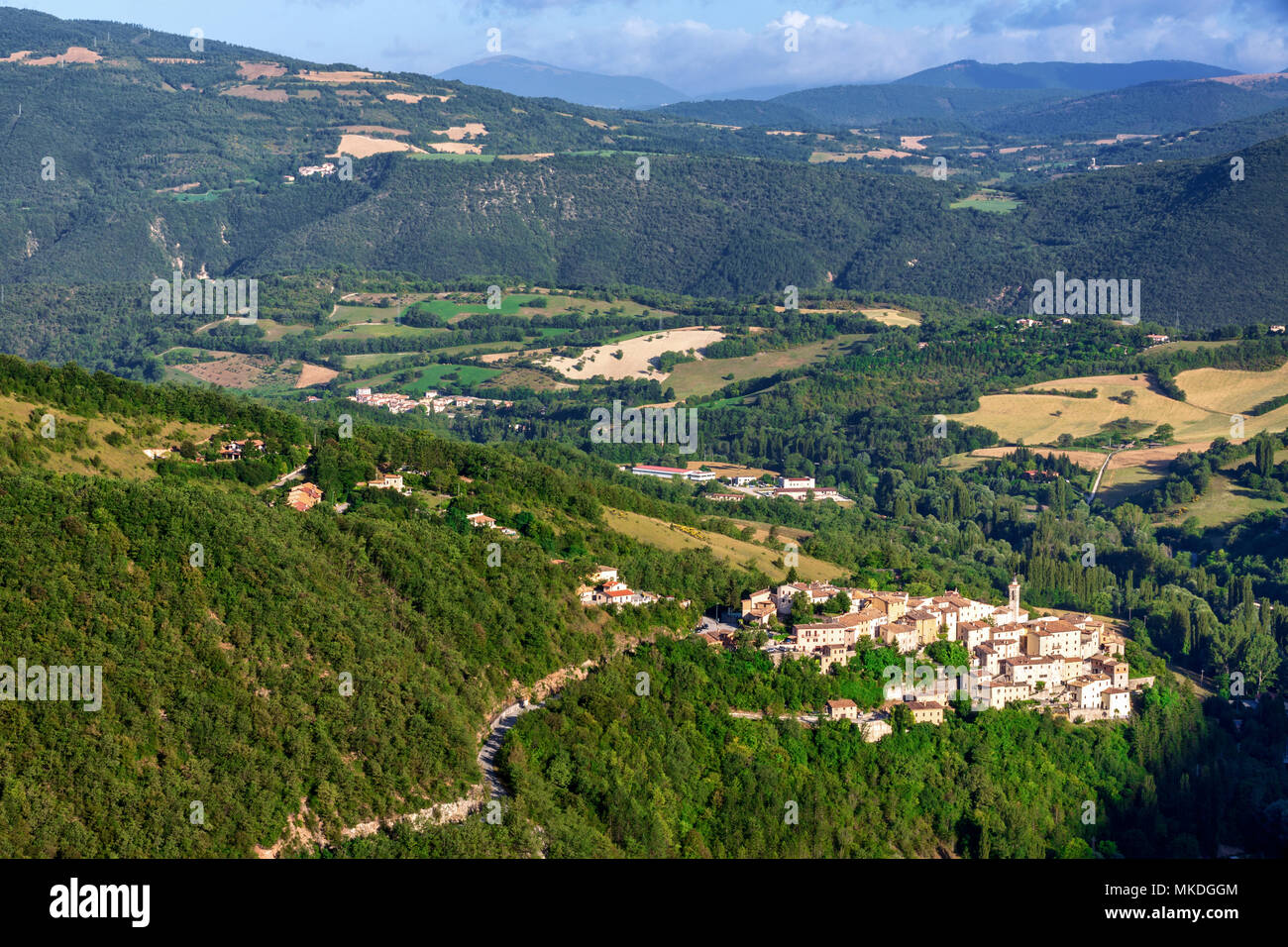 Todiano, Umbria, Italy Stock Photo