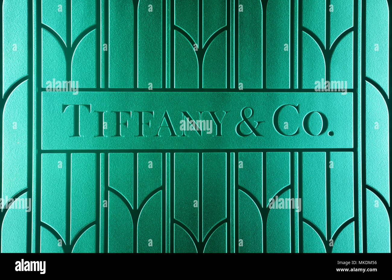 Tiffany & Co sign Stock Photo Alamy