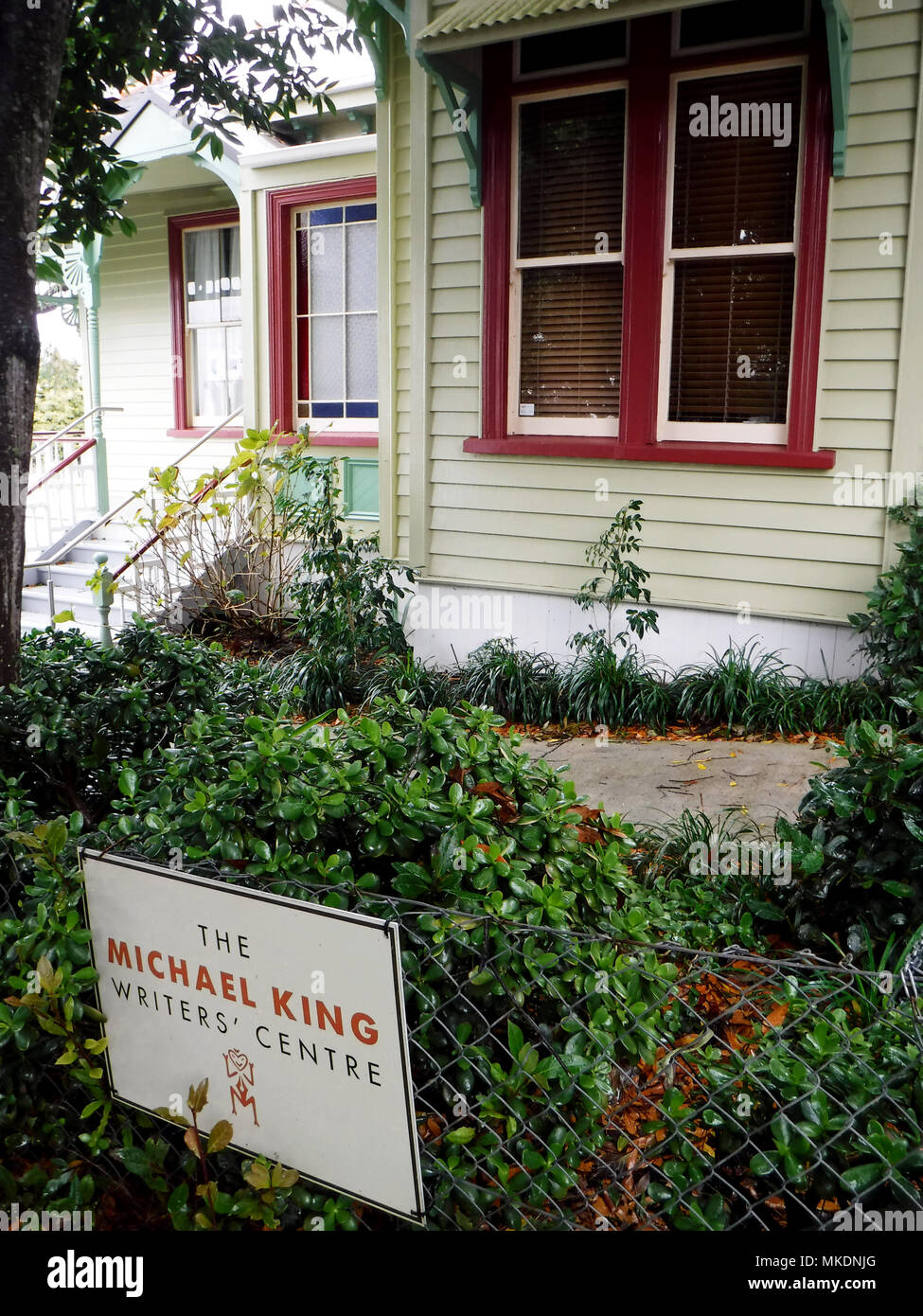 The Michael King writers centre at Mount Victoria New Zealand Stock Photo