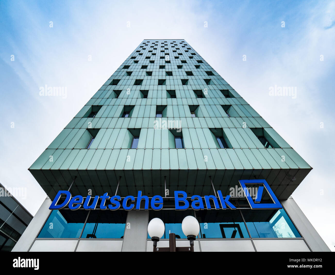 Deutsche Bank Offices Germany - Deutsch Bank Office in Hamburg Germany Stock Photo