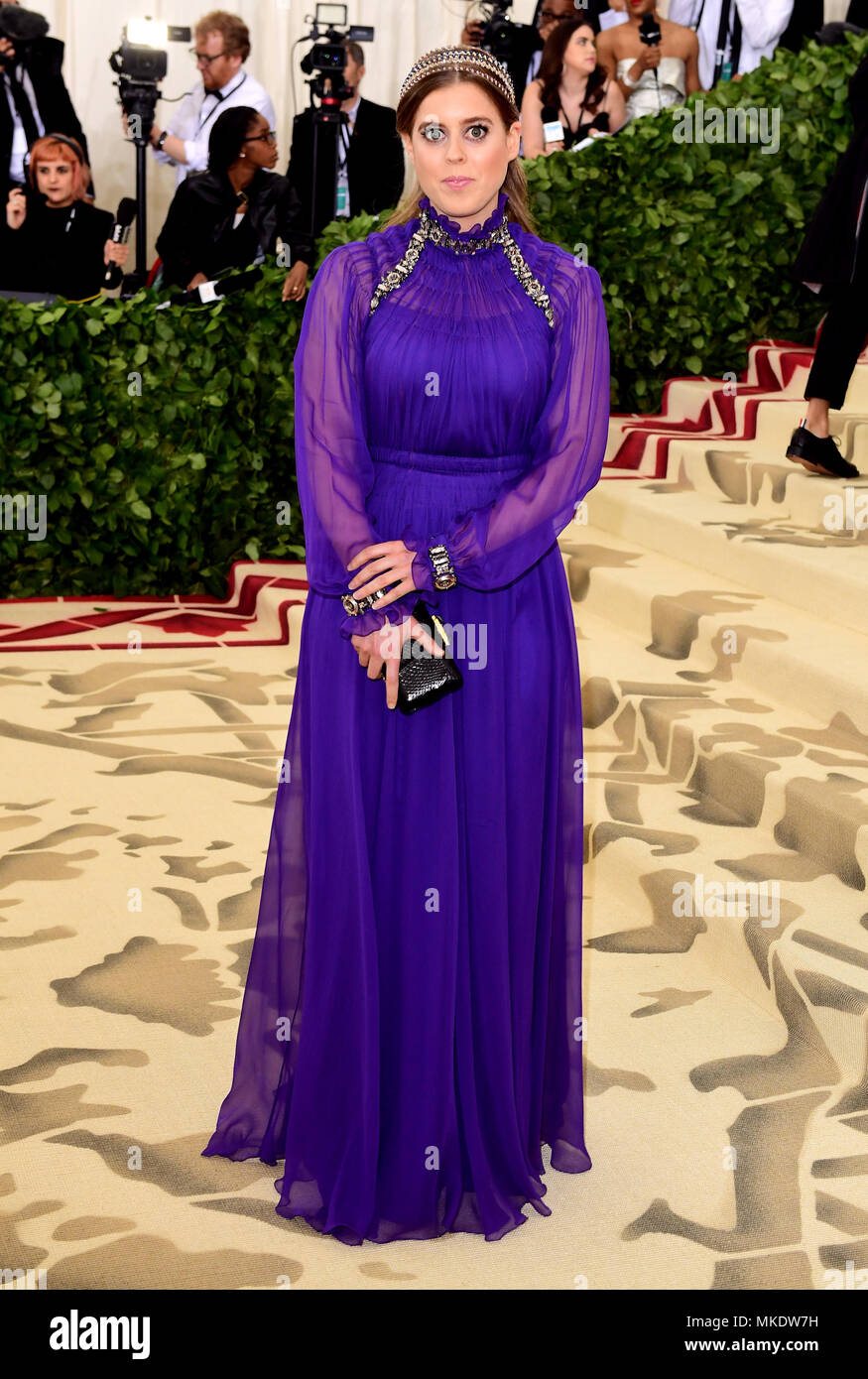 Princess Beatrice of York attending the Metropolitan Museum of Art