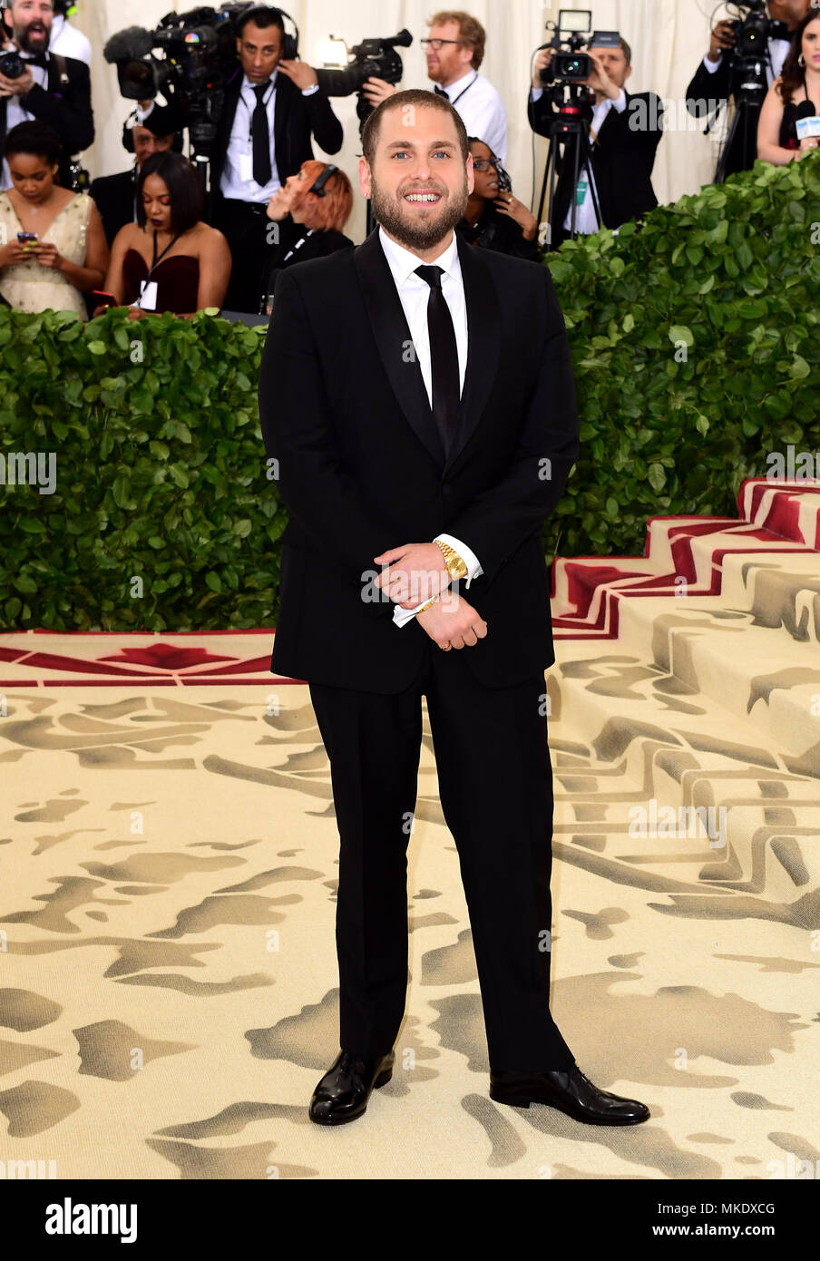 Jonah Hill attending the Metropolitan Museum of Art Costume Institute Benefit Gala 2018 in New York, USA. Stock Photo