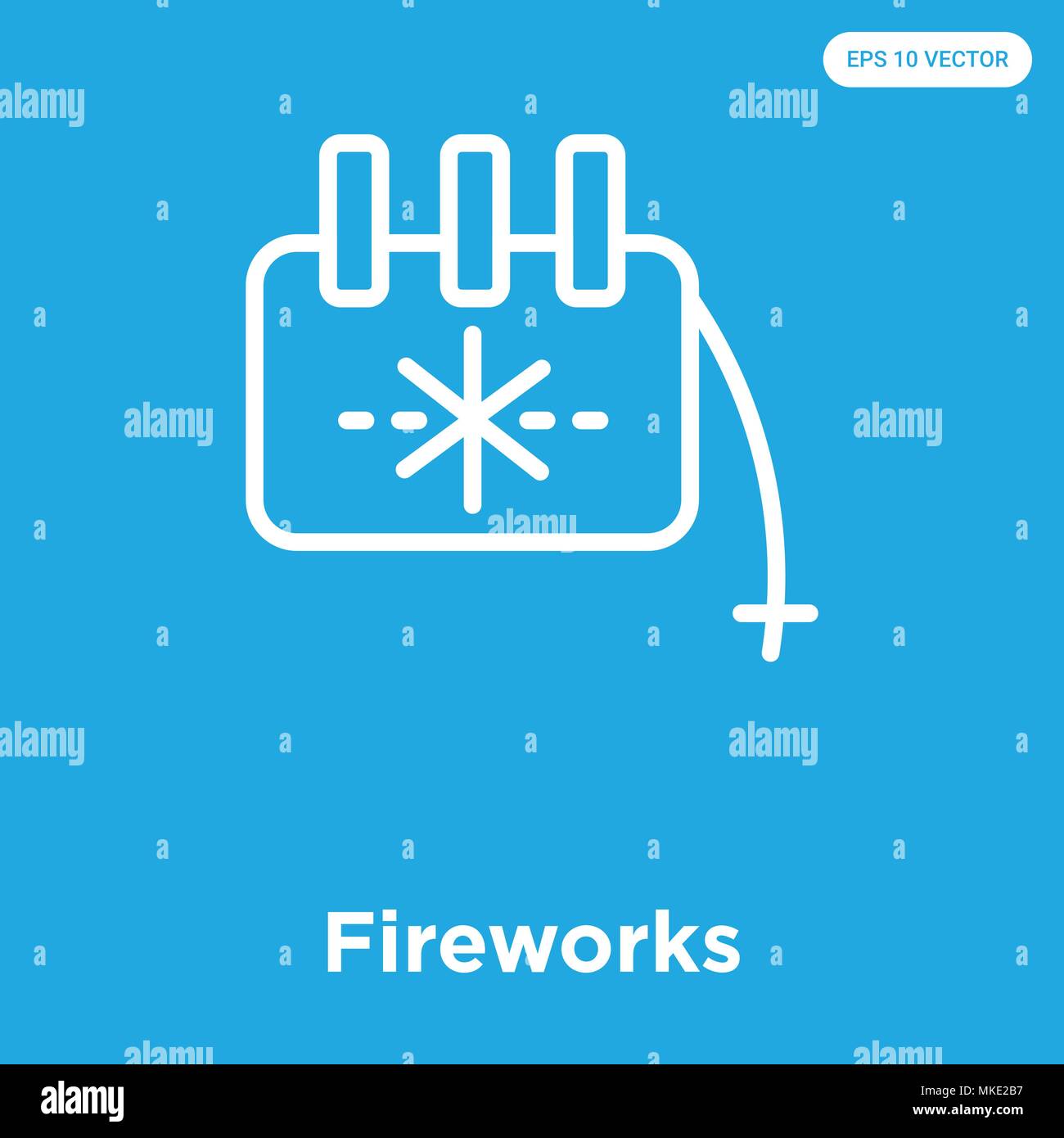 Fireworks icon Stock Vector Images - Alamy