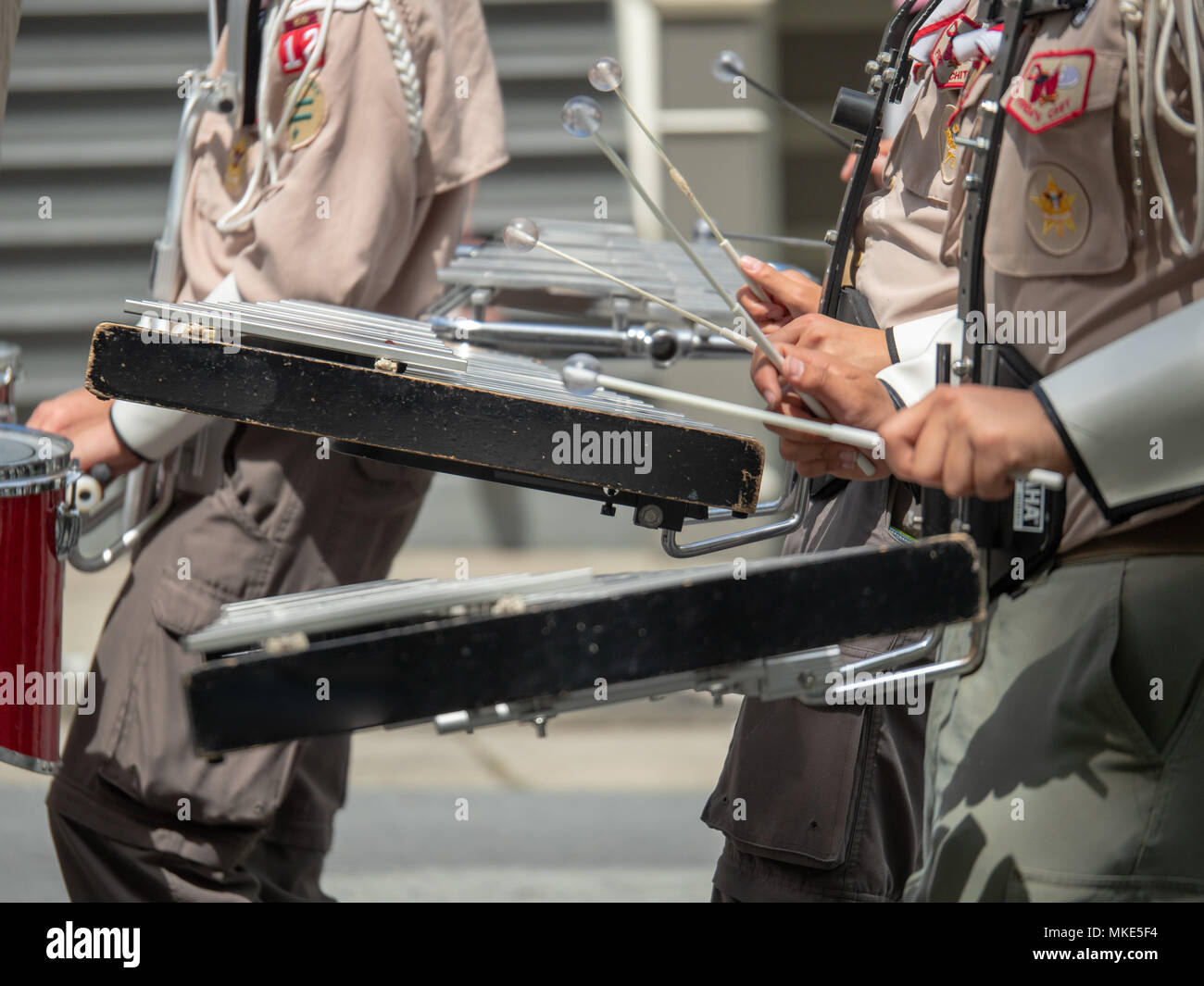 Marching band xylophone hires stock photography and images Alamy