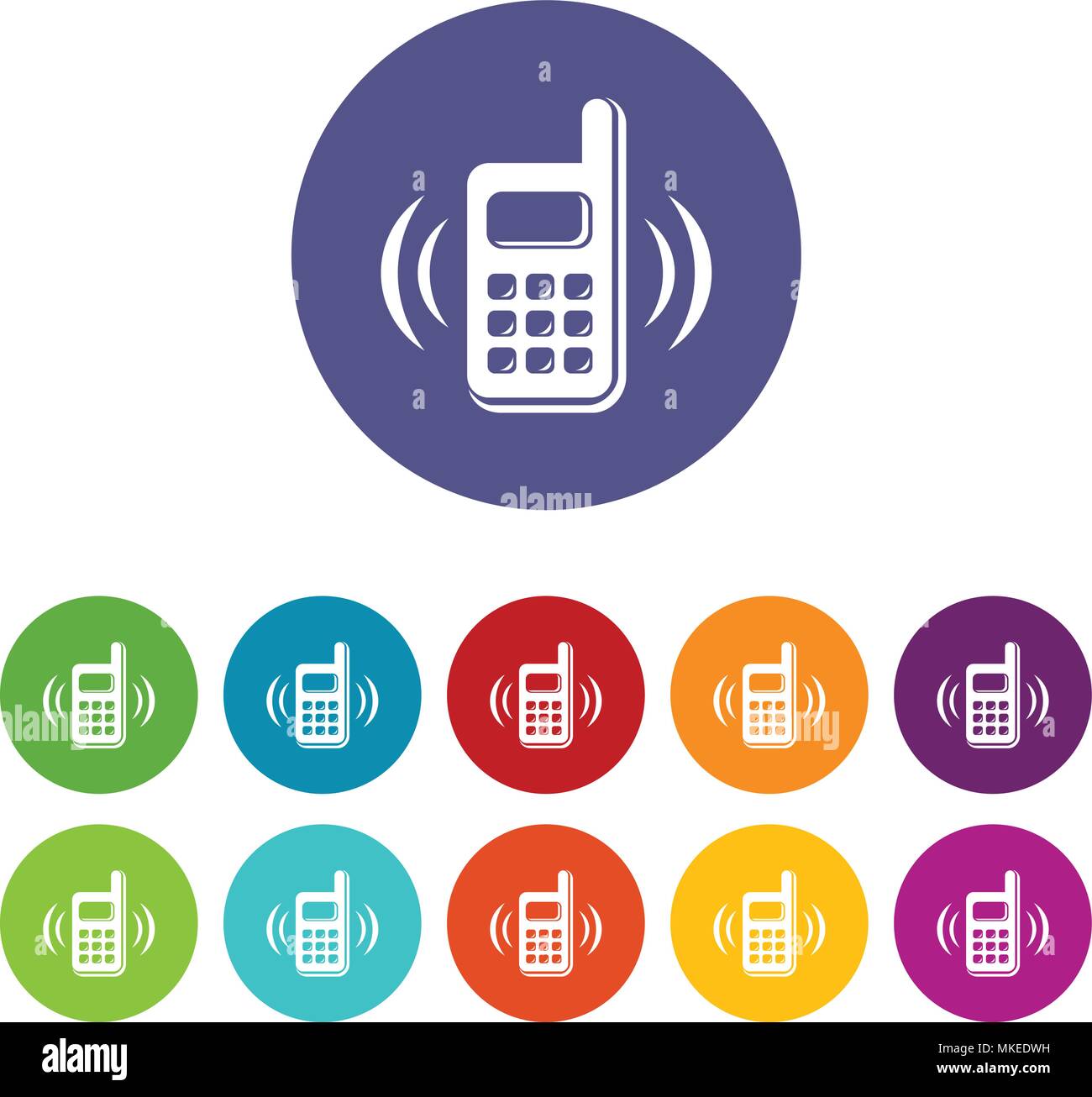 Phone is ringing icon, simple style Stock Vector Image & Art - Alamy