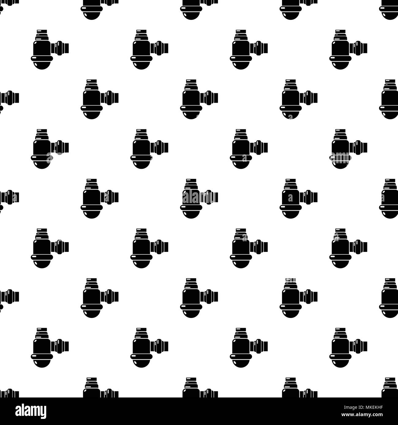 Sewage siphon pattern vector seamless Stock Vector