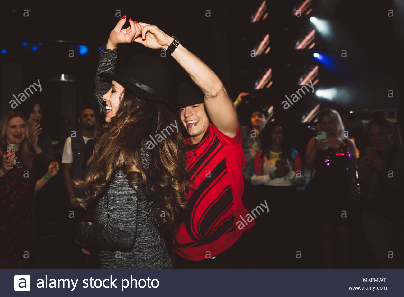 Women young men nightclub hi-res stock photography and images - Alamy