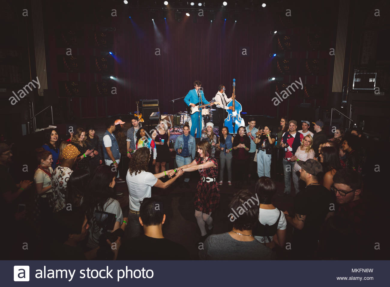 Crowd enjoying concert hi-res stock photography and images - Alamy