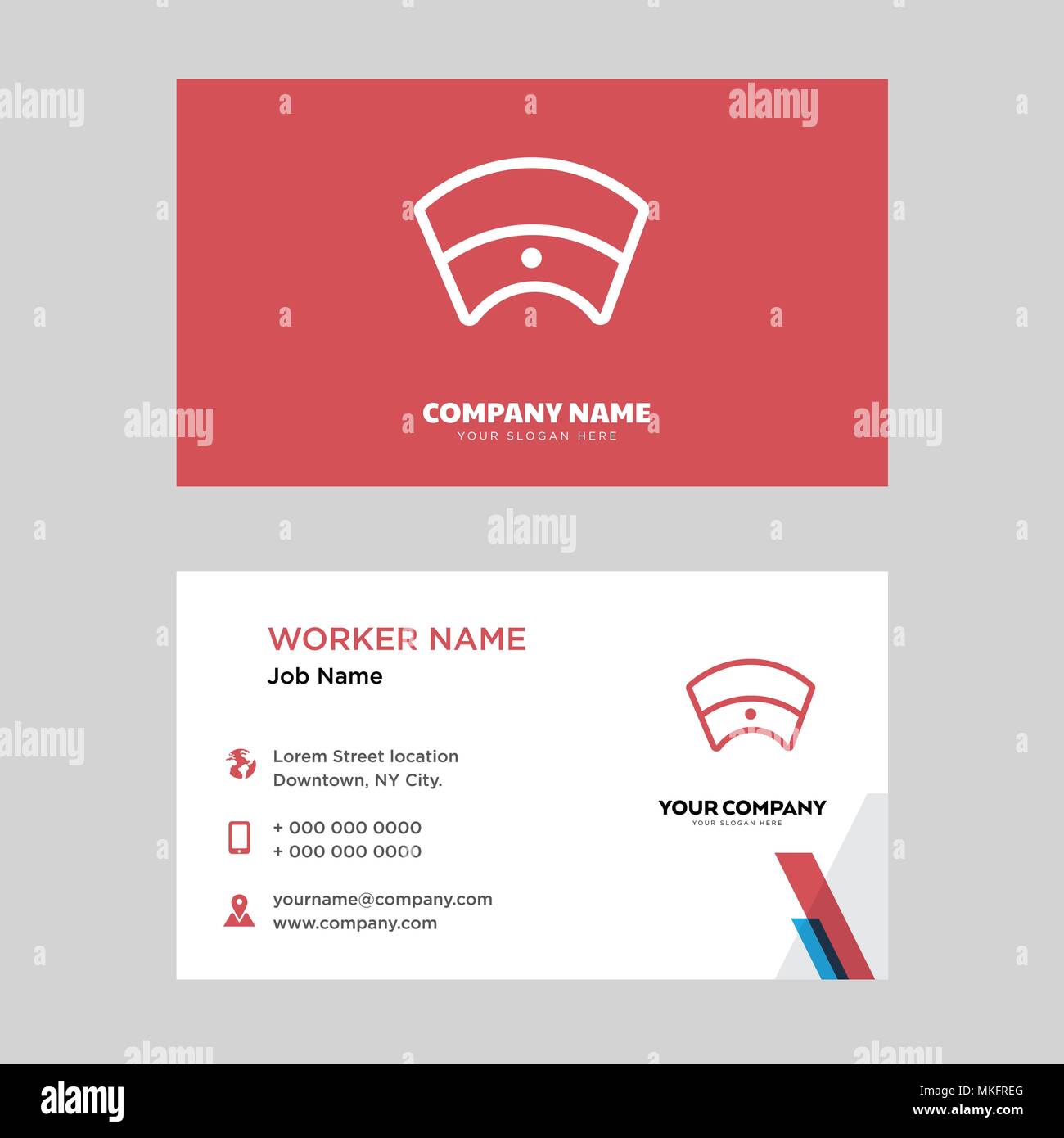 Egyptian business card design template, Visiting for your company