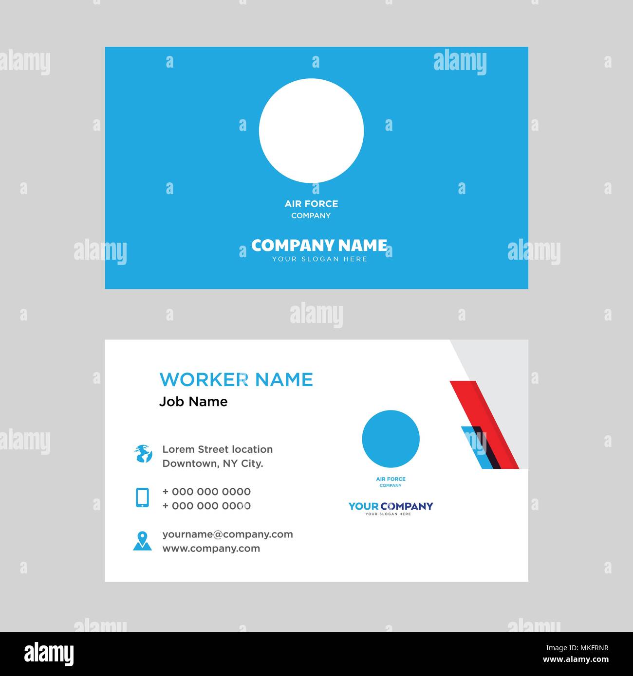 air force business card design template Visiting for your company air force business card design template Visiting for your company