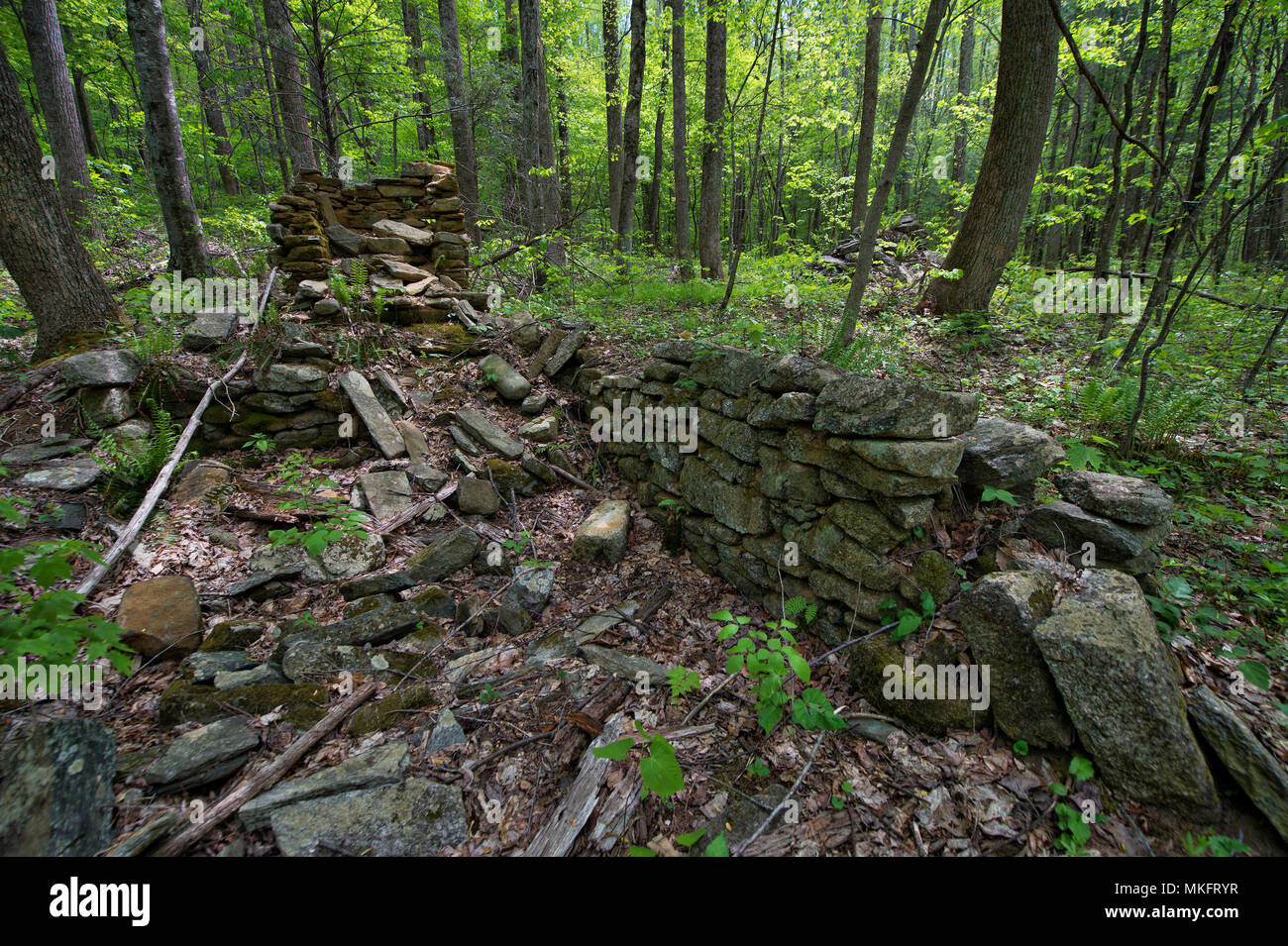 Shenandoah National Park Cabin Stock Photos Shenandoah National