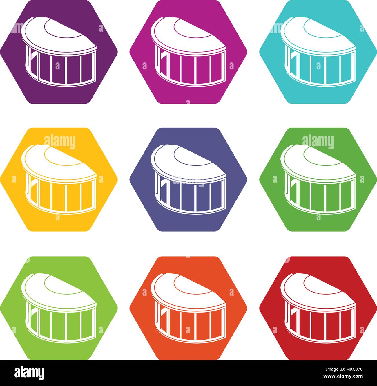 Window frame icons set 9 vector Stock Vector Image & Art - Alamy
