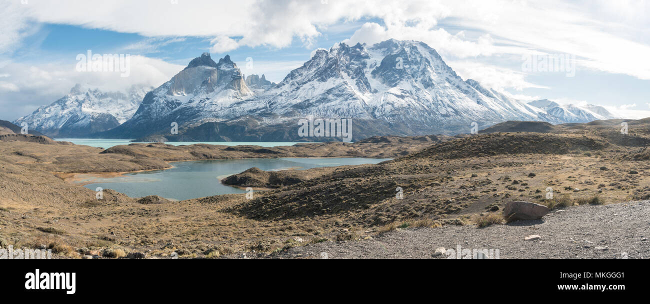Parque Nacional Torres del Paine in Chile Stock Photo