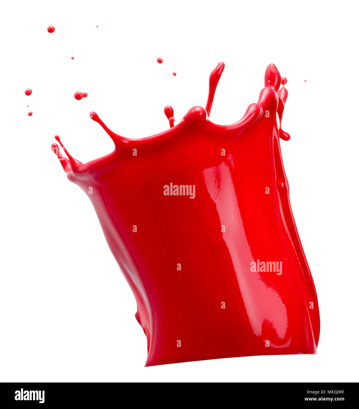 Red paint splash hi-res stock photography and images - Alamy