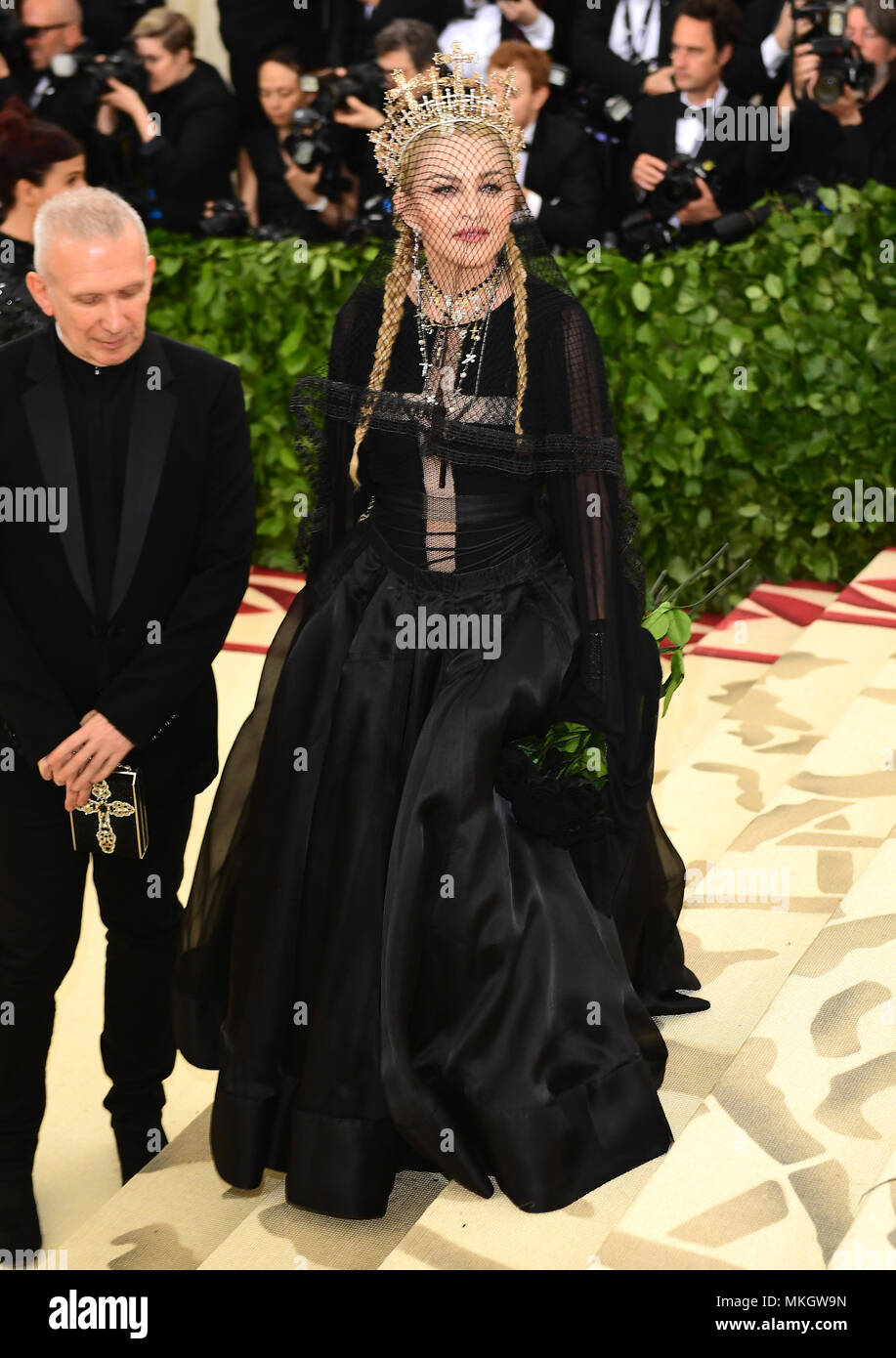 Madonna attends the Met Gala at the Metropolitan Museum of Art in