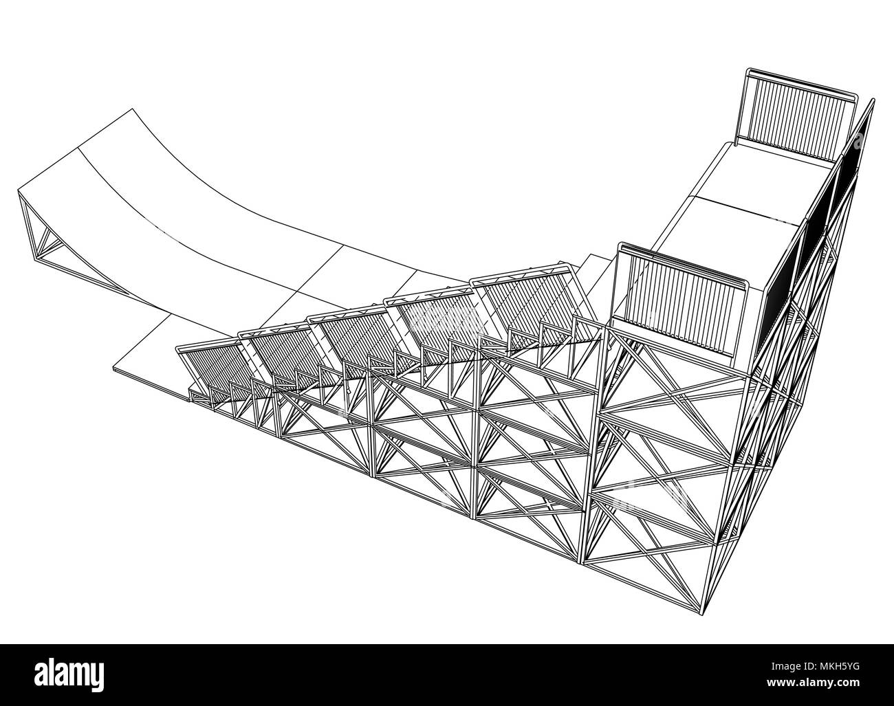 Ramp concept outline. Vector Stock Vector Image & Art Alamy