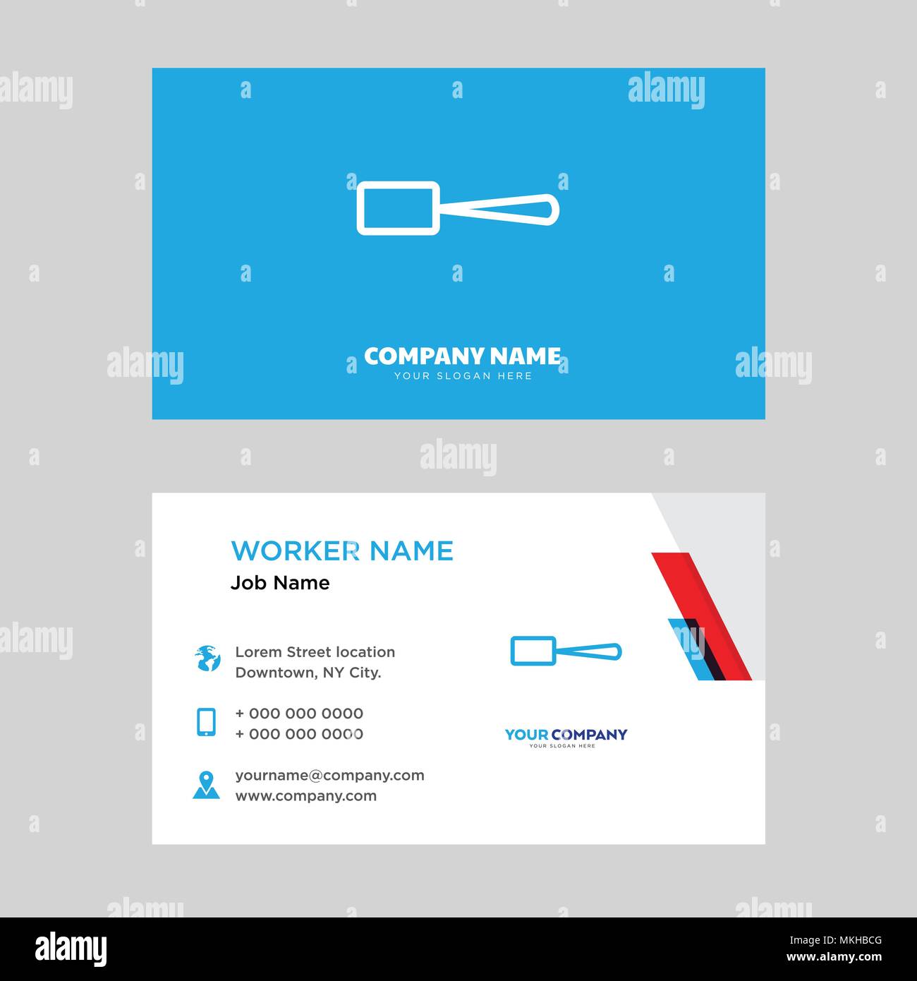 Scoop business card design template, Visiting for your company, Modern