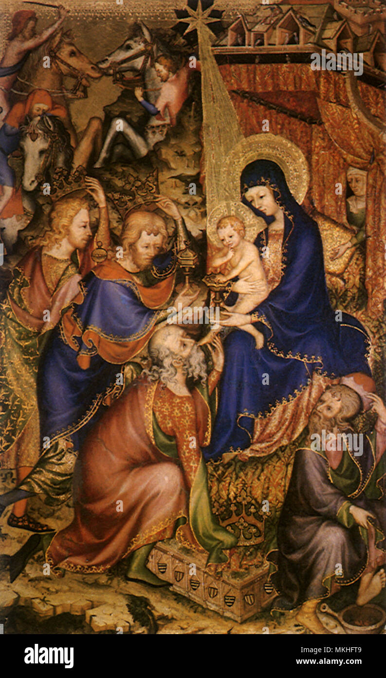 Adoration of the Magi Stock Photo - Alamy