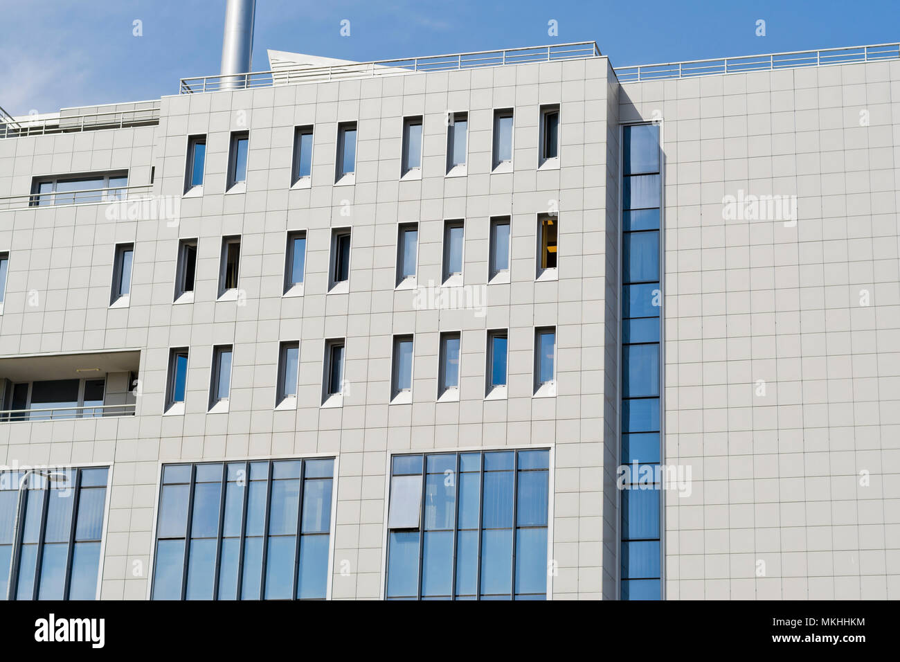 Modern building and the blue sky Stock Photo - Alamy