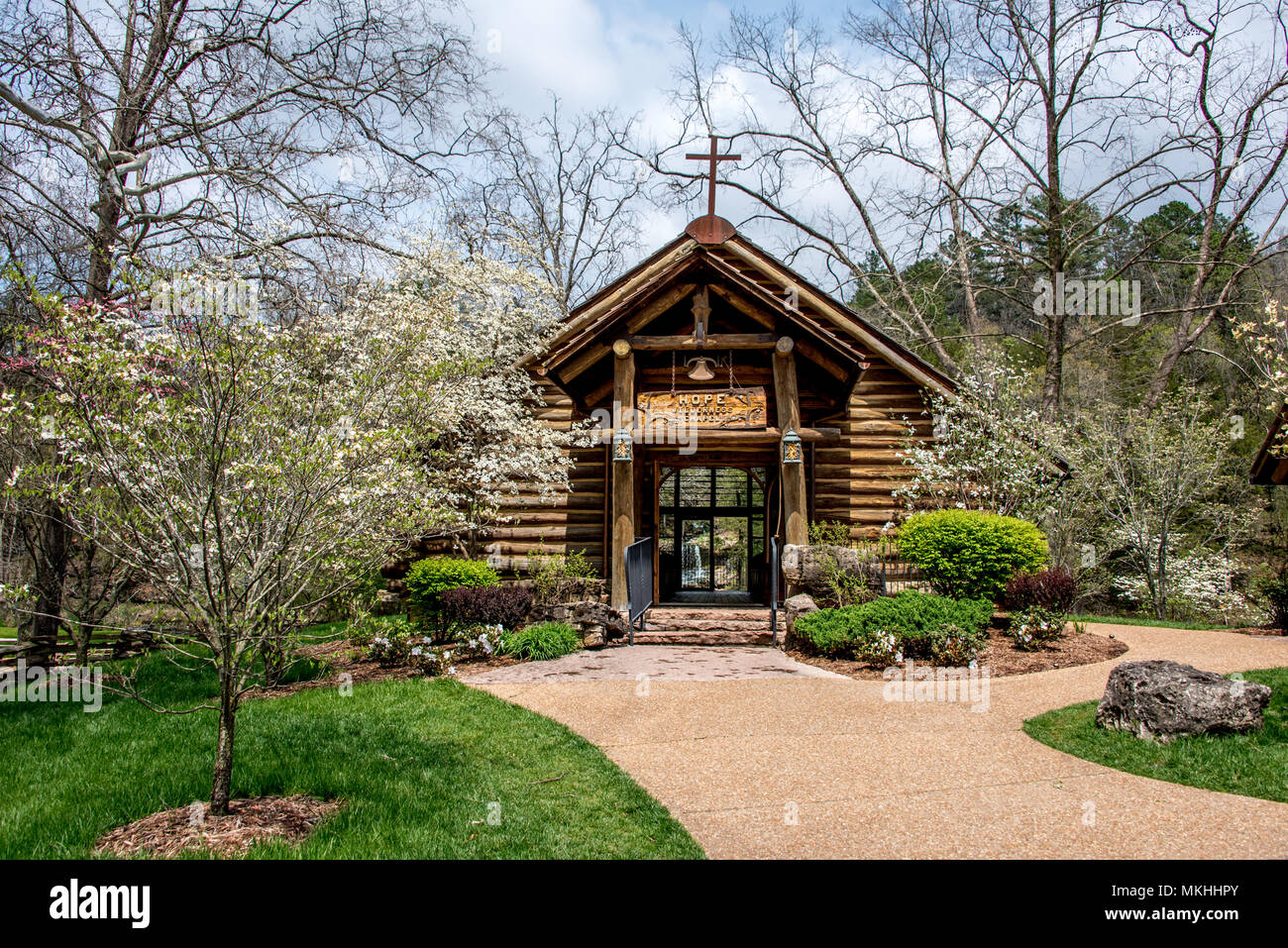 Hope Wilderness Chapel Is A Popular Location For Weddings Located