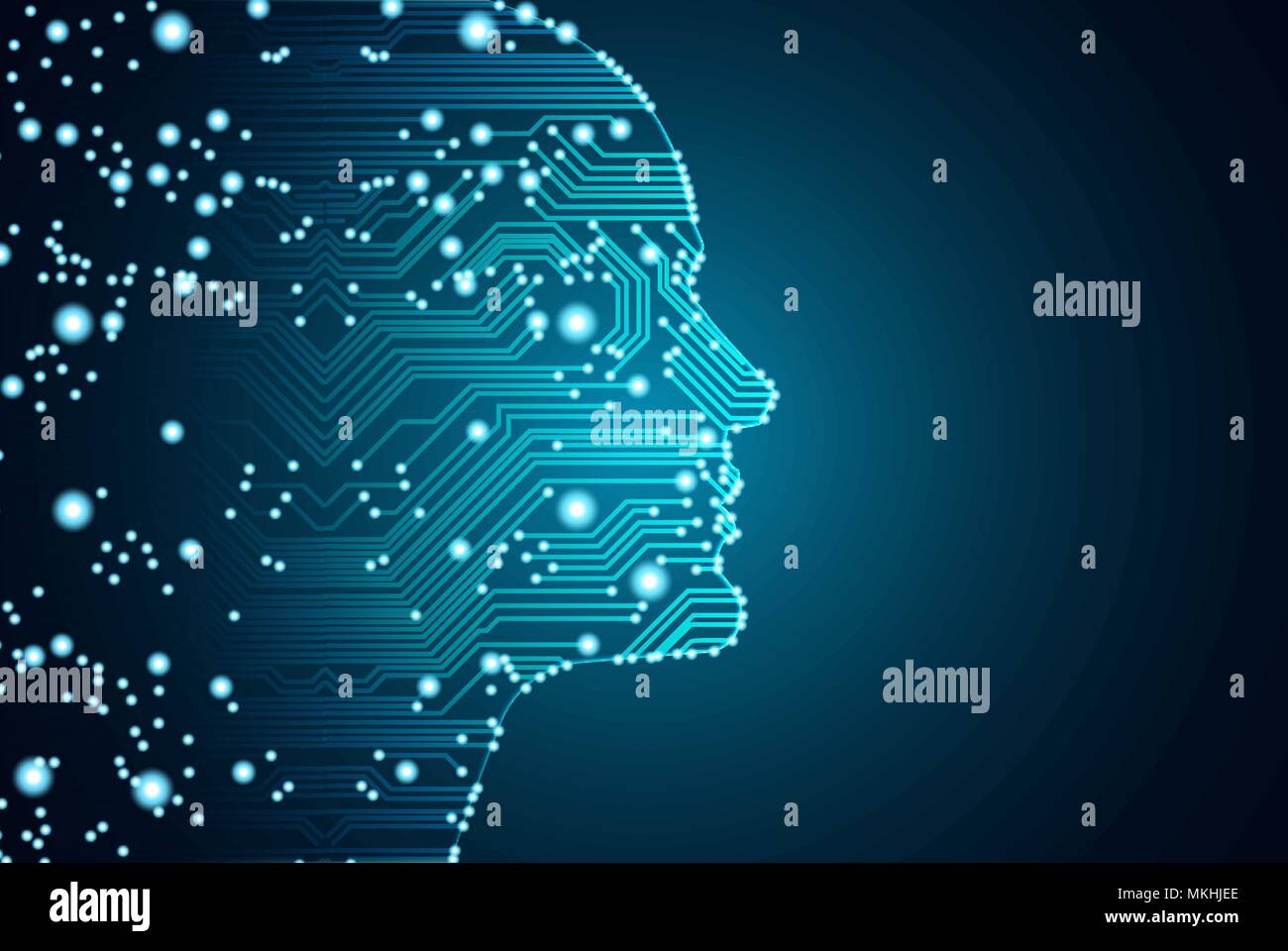 Big data and artificial intelligence concept Stock Vector Image & Art ...