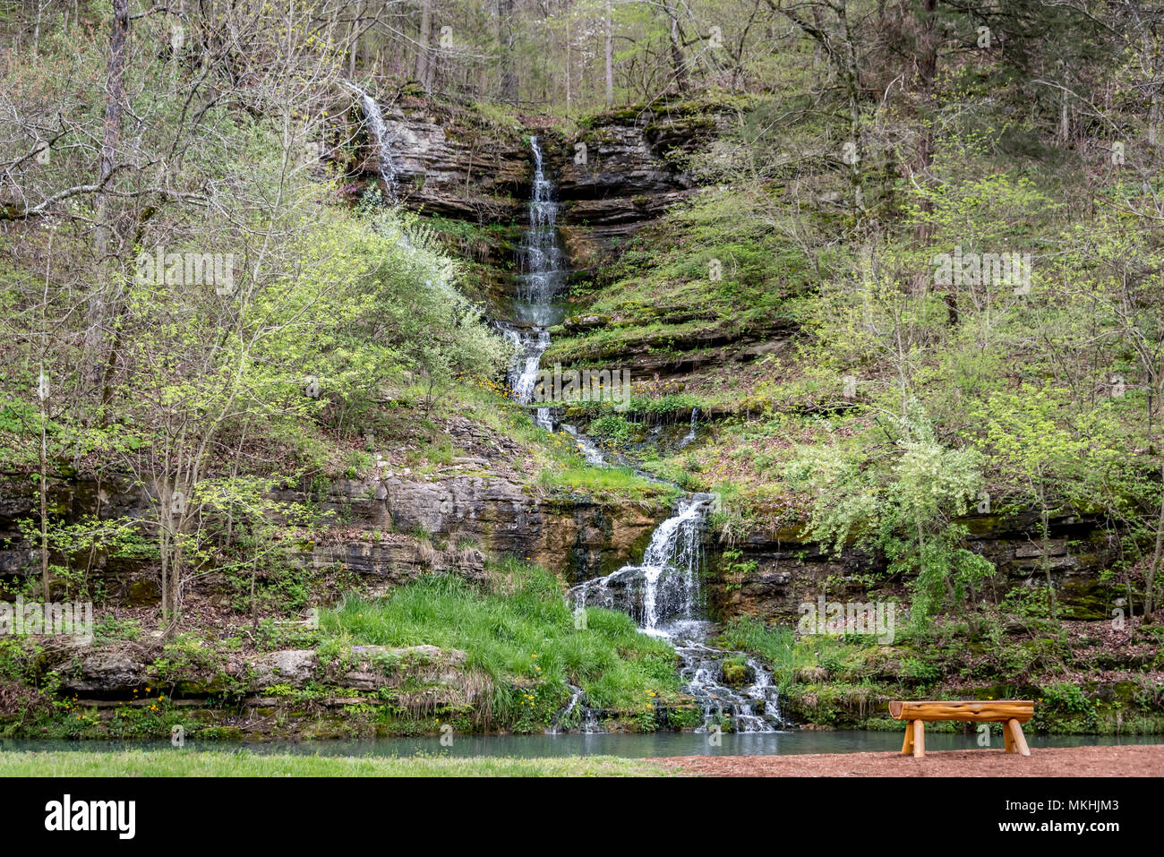 Two Waterfalls Symbolically Become One In Dogwood Canyon Nature Park A Popular Location For Wedding Photos And Proposals Near Branson Missouri Usa Stock Photo Alamy Two Waterfalls Symbolically Become One In Dogwood Canyon Nature Park A Popular Location For Wedding Photos And Proposals Near Branson Missouri Usa Stock Photo Alamy