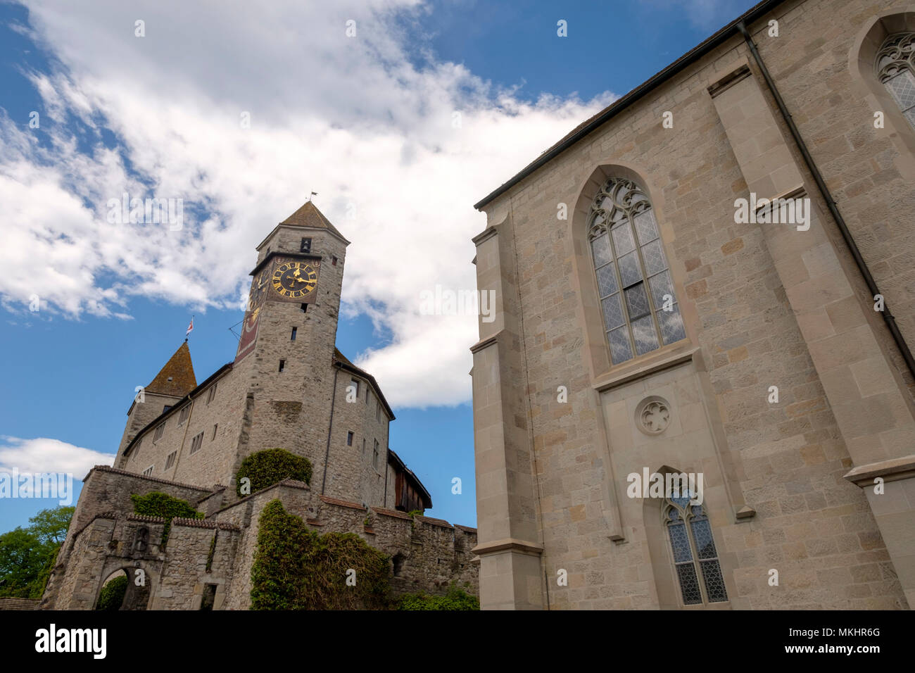 Rapperswil castle in Rapperswil-Jona, Switzerland, Europe Stock Photo