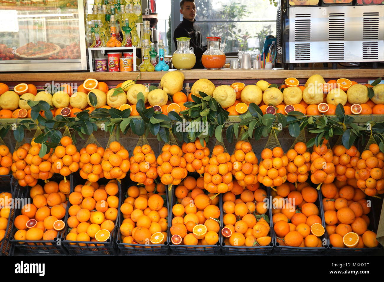 Citrus fruits, Amalfi Coast food specialties Stock Photo