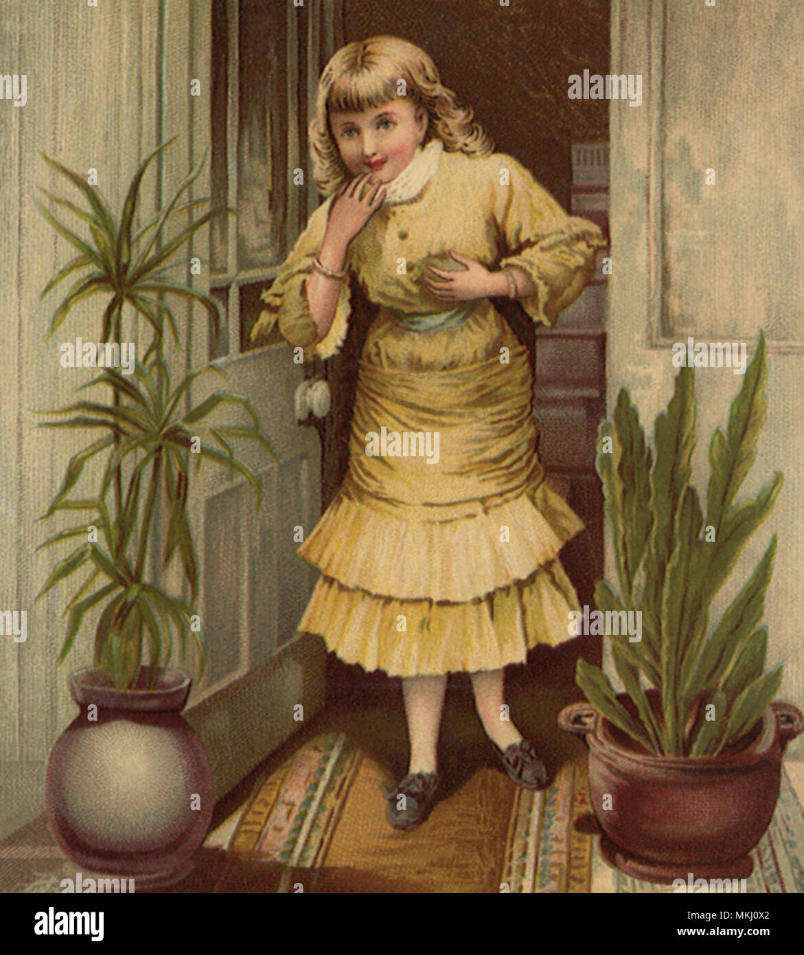 Victorian girl dress hi-res stock photography and images - Alamy