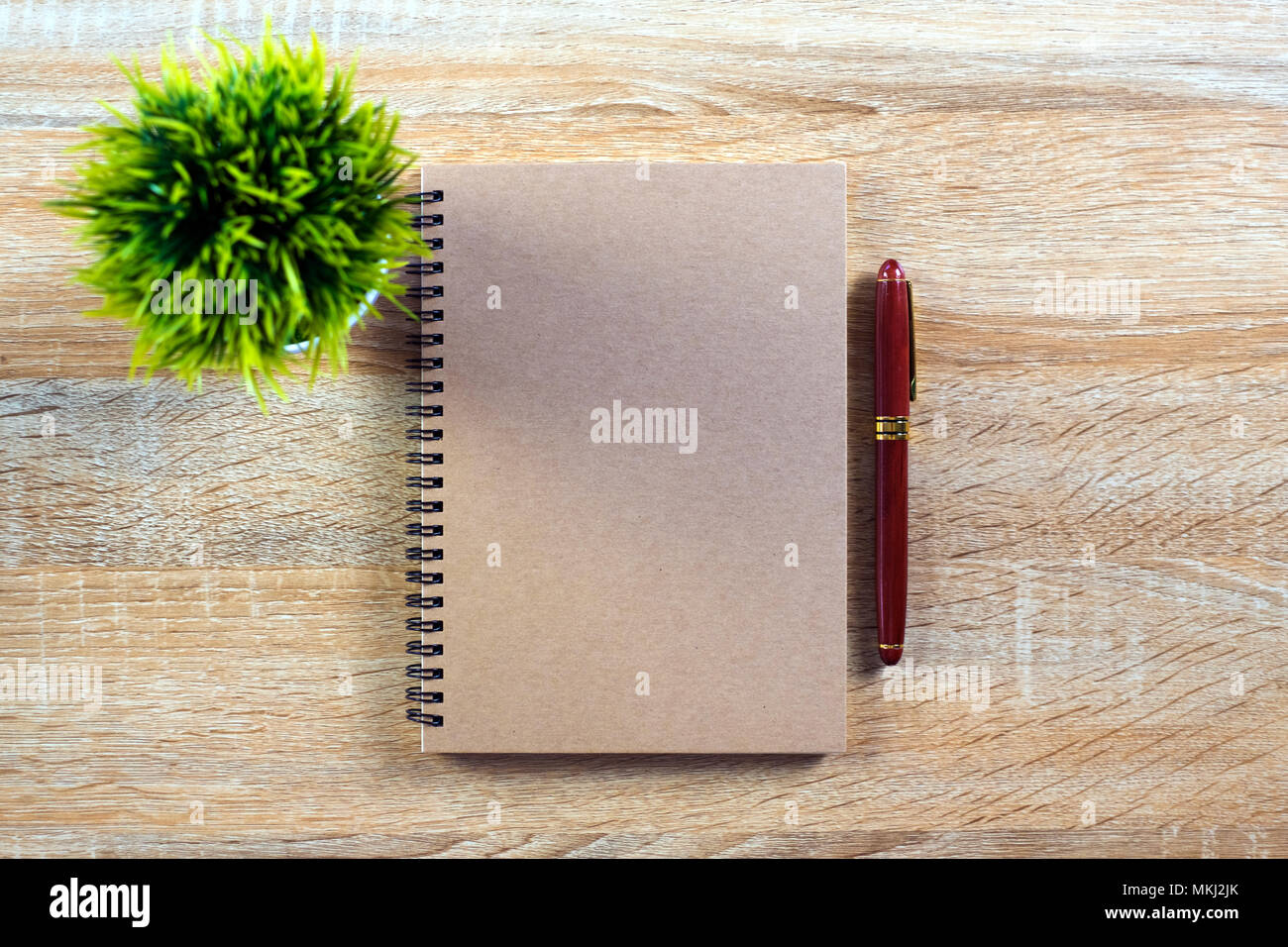 Fountain Pen Or Ink Pen With Notebook Paper And Little Decoration
