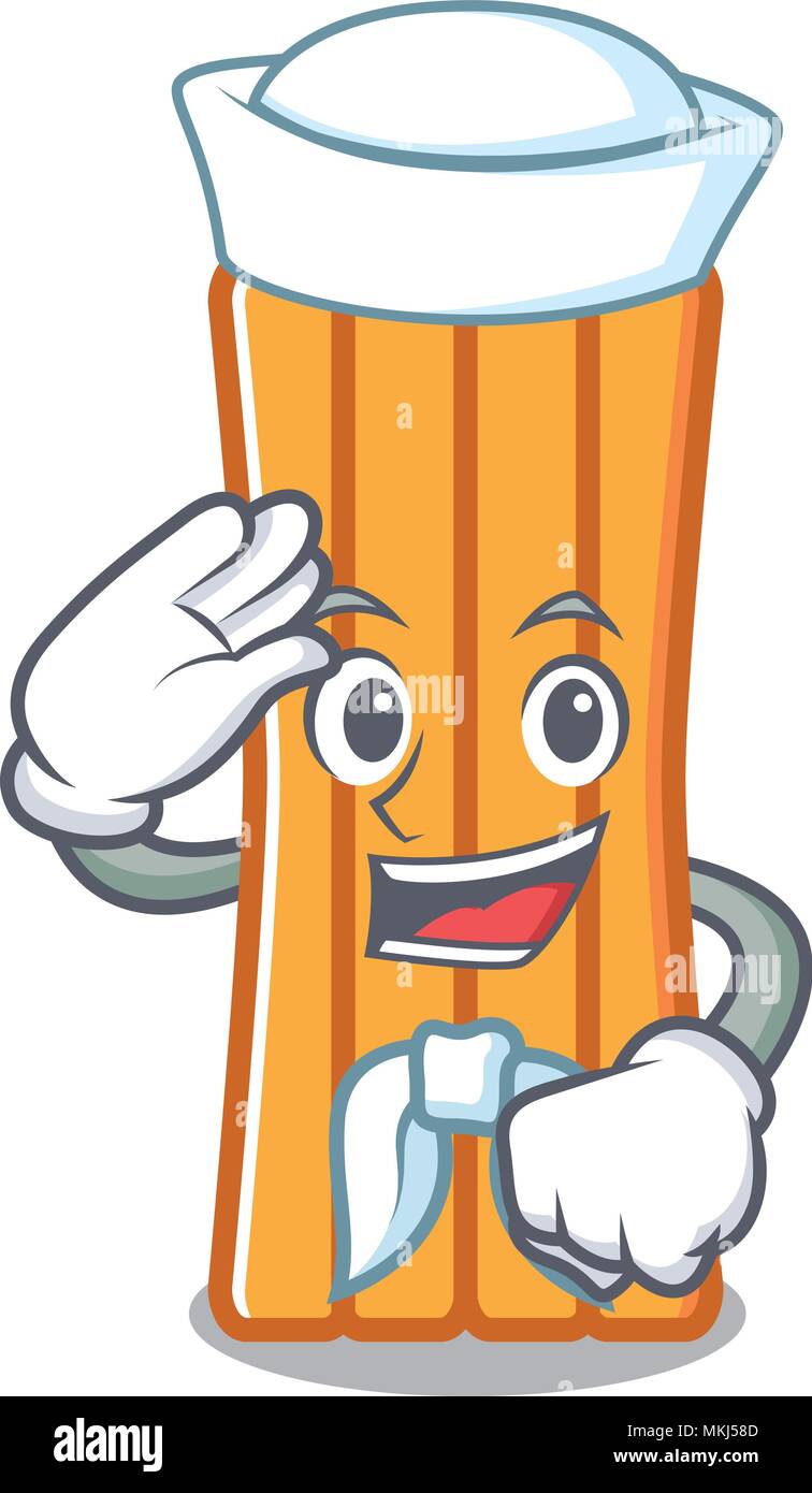 Sailor air mattress character cartoon Stock Vector Image & Art - Alamy