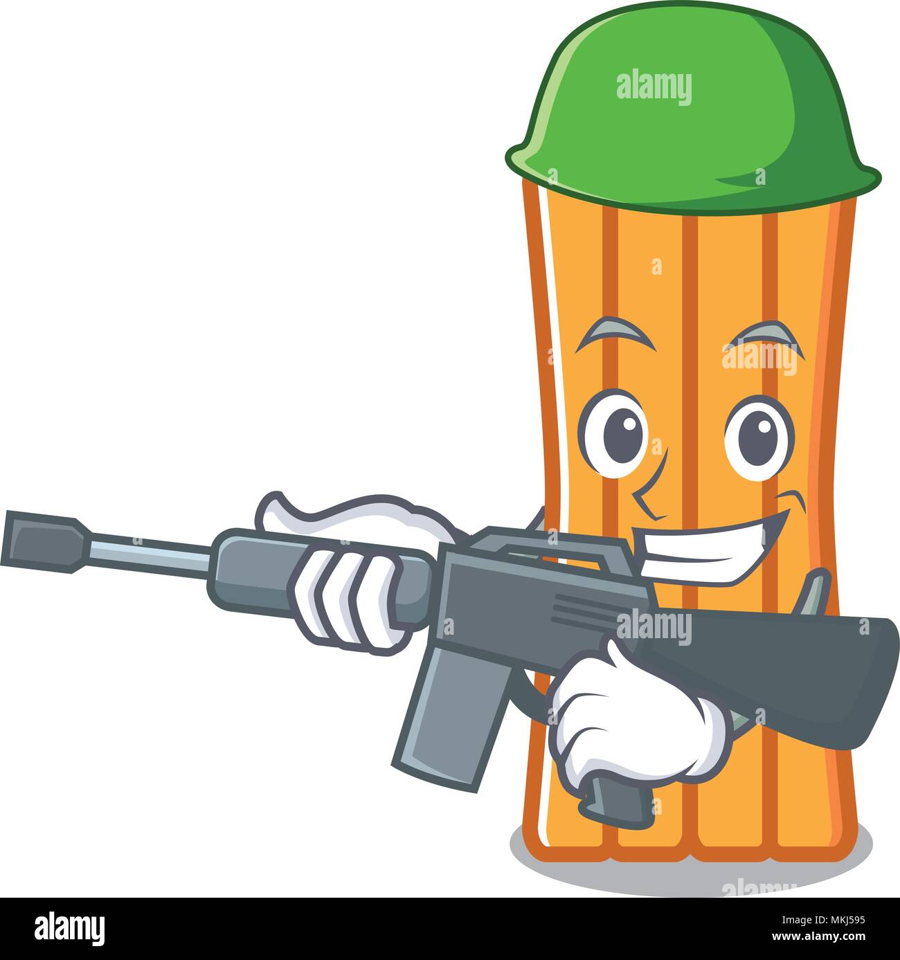Army air mattress character cartoon Stock Vector Image & Art Alamy