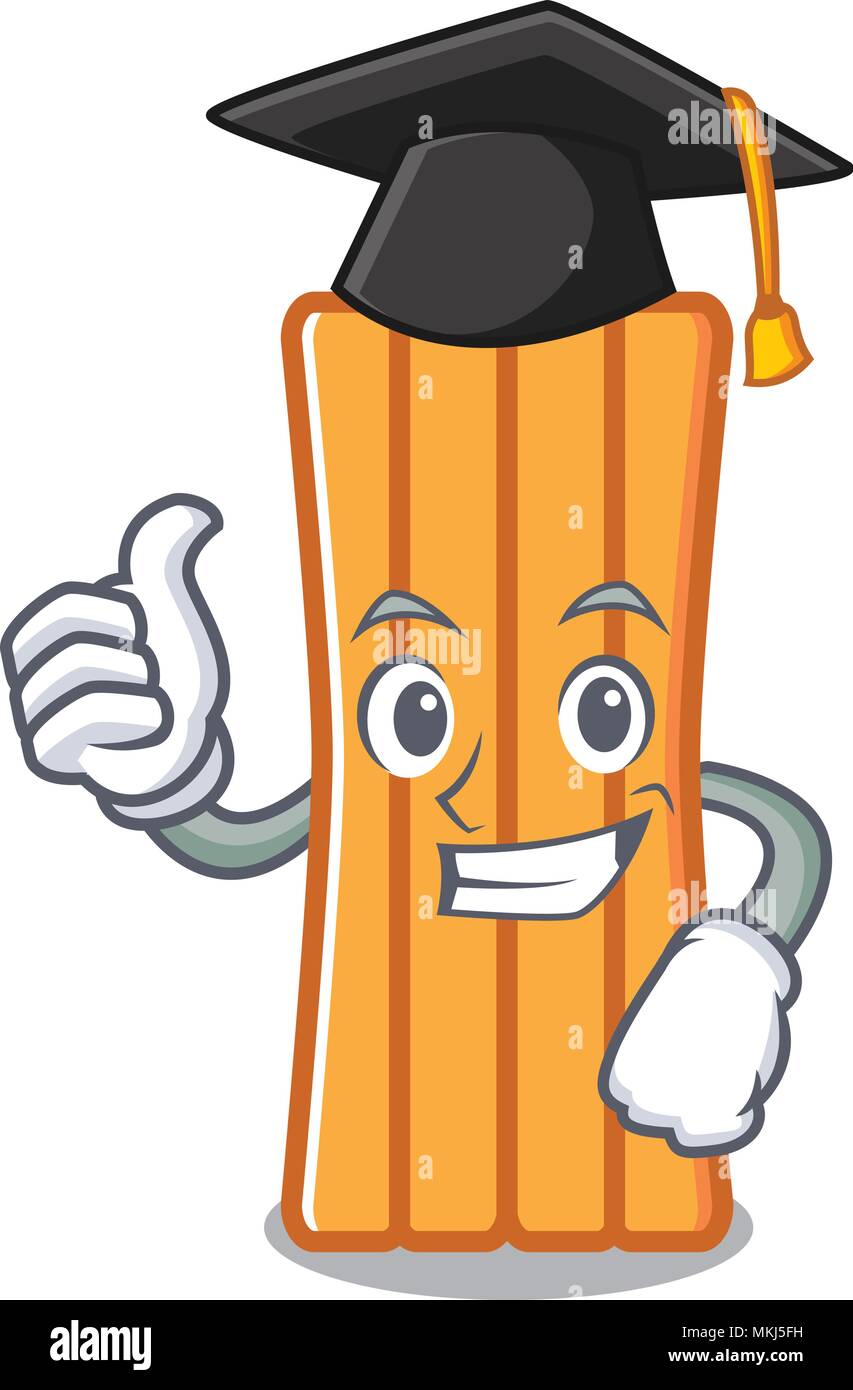 Graduation air mattress character cartoon Stock Vector Image & Art - Alamy