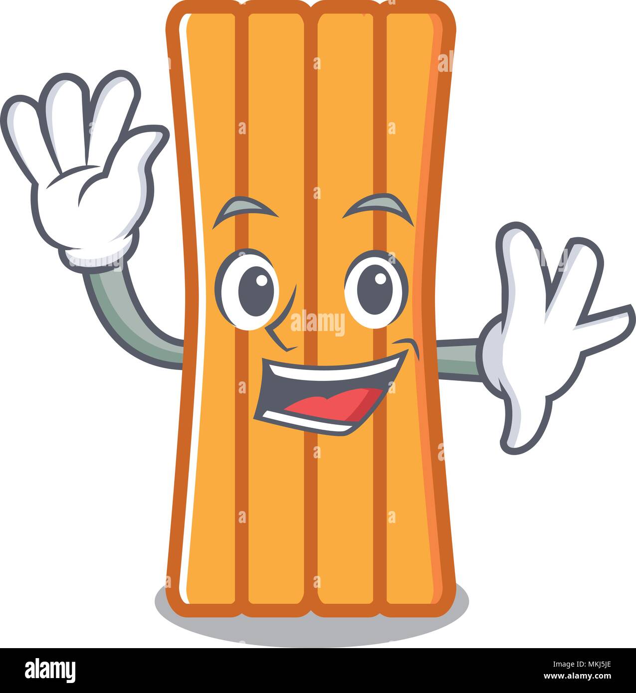 Waving air mattress character cartoon Stock Vector Image & Art - Alamy