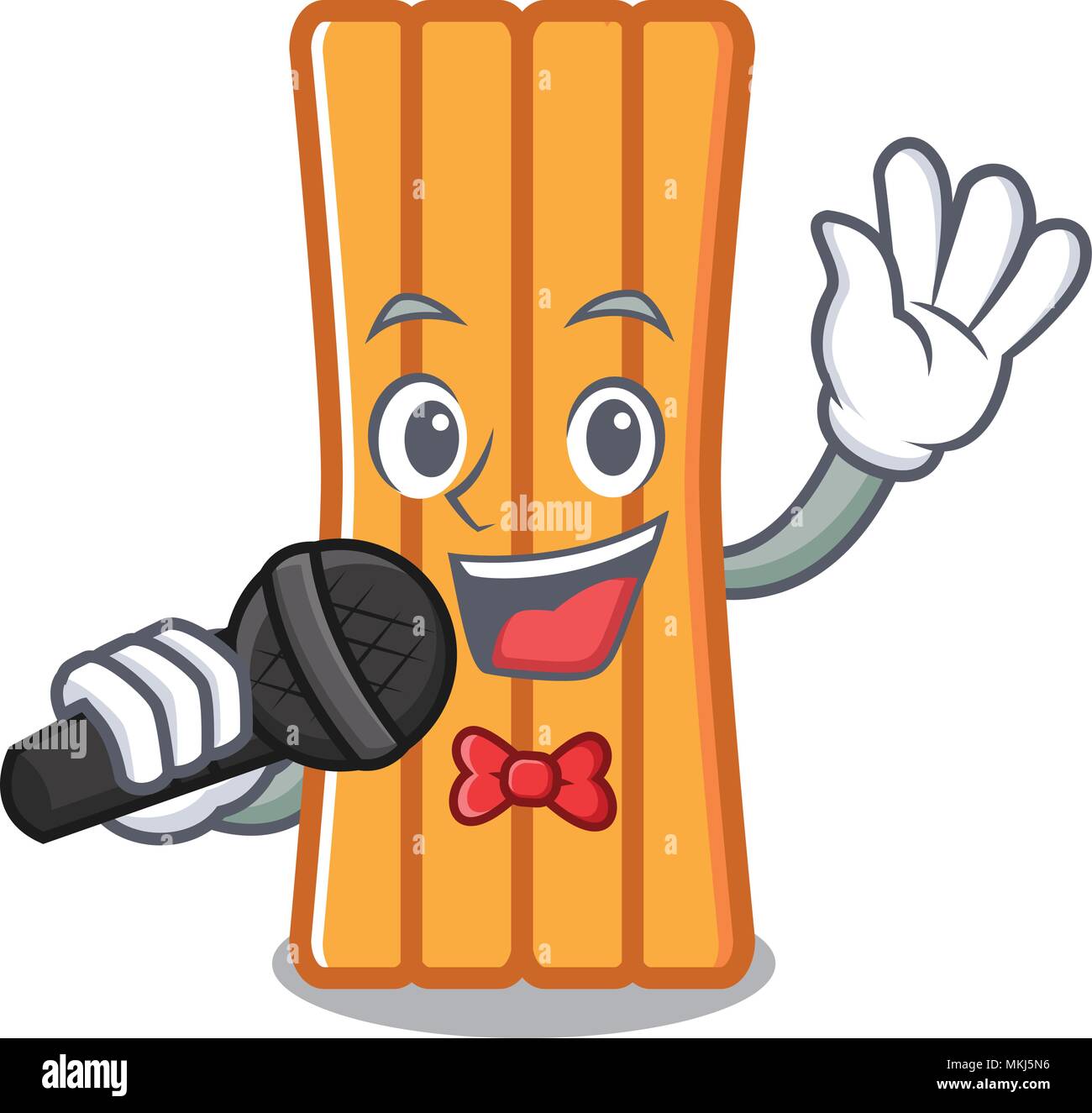 Singing air mattress mascot cartoon Stock Vector Image & Art - Alamy