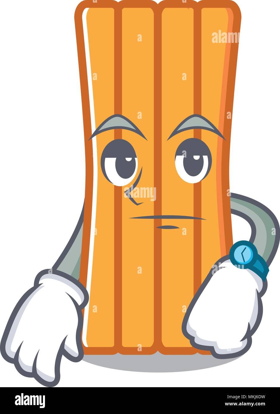 Waiting air mattress mascot cartoon Stock Vector Image & Art - Alamy