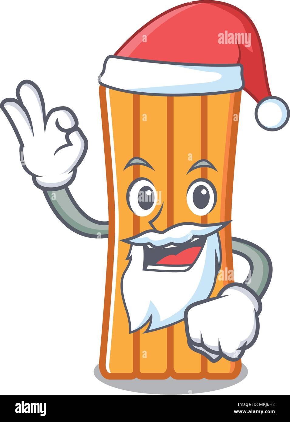 Santa air mattress mascot cartoon Stock Vector Image & Art Alamy