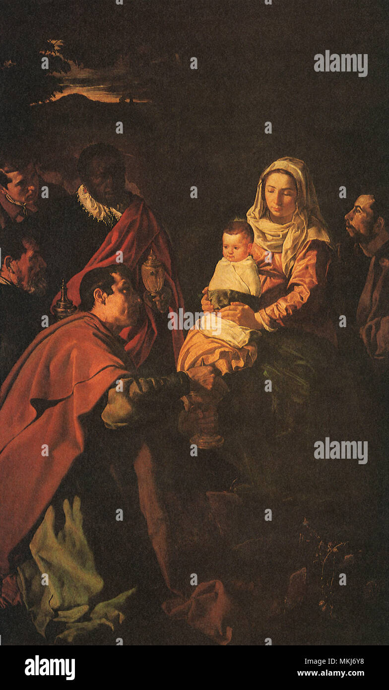 Adoration of the Magi Stock Photo - Alamy