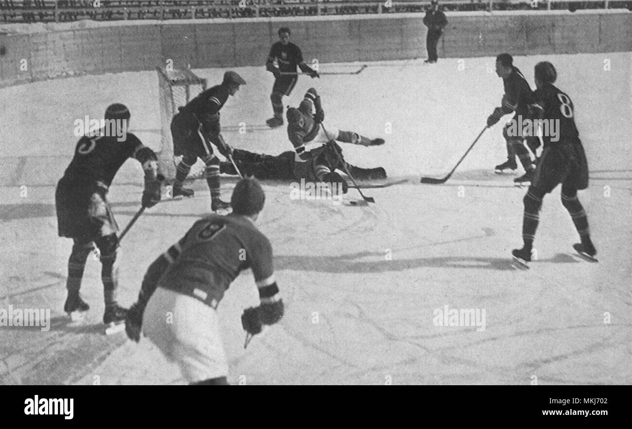 Olympic Ice Hockey Stock Photo
