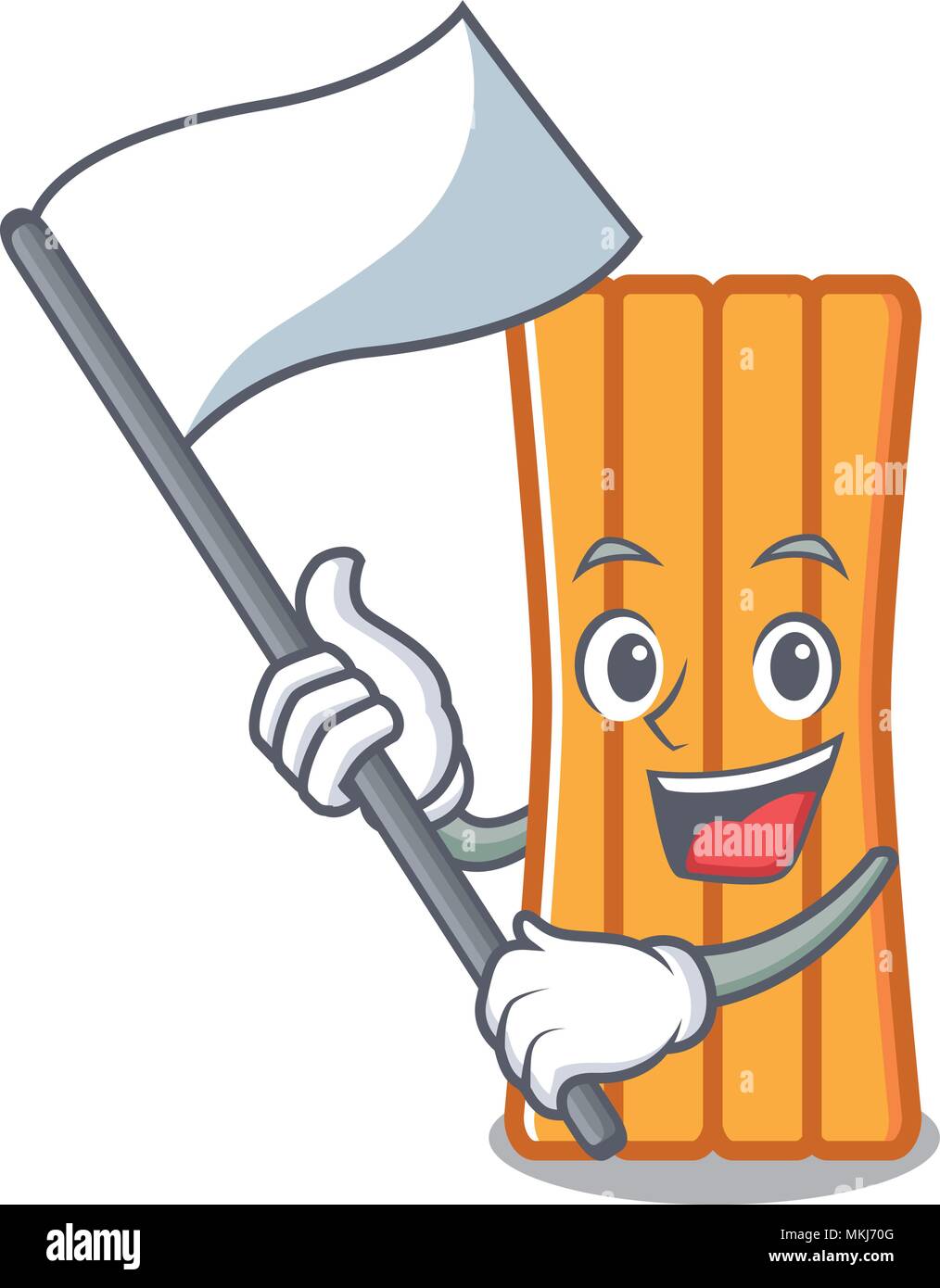 With flag air mattress mascot cartoon Stock Vector Image & Art - Alamy