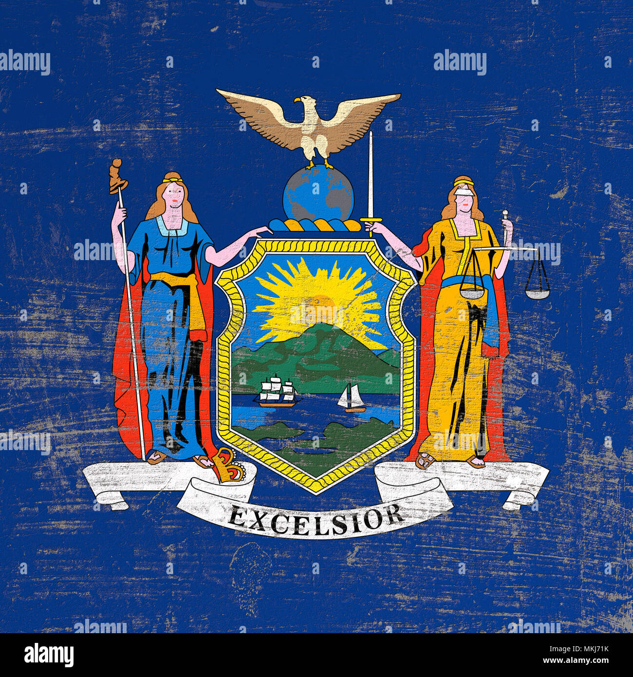 3d flag albany new york hires stock photography and images Alamy