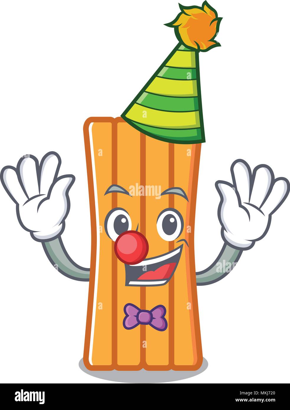 Clown air mattress mascot cartoon Stock Vector Image & Art - Alamy