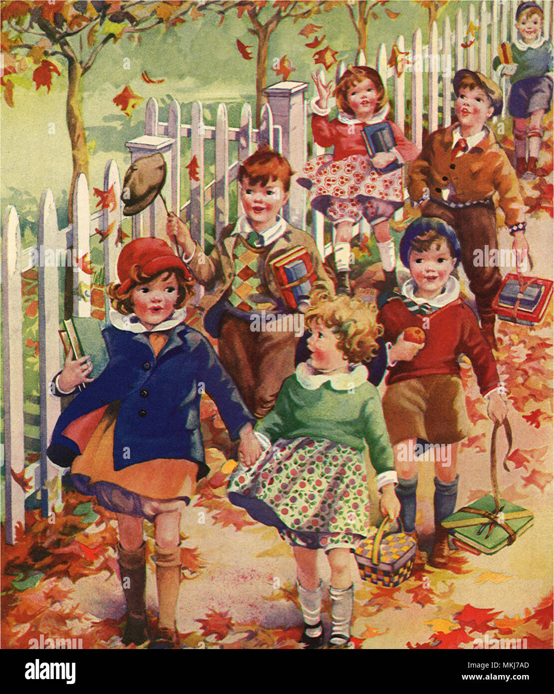 Classic vintage school books hi-res stock photography and images - Alamy