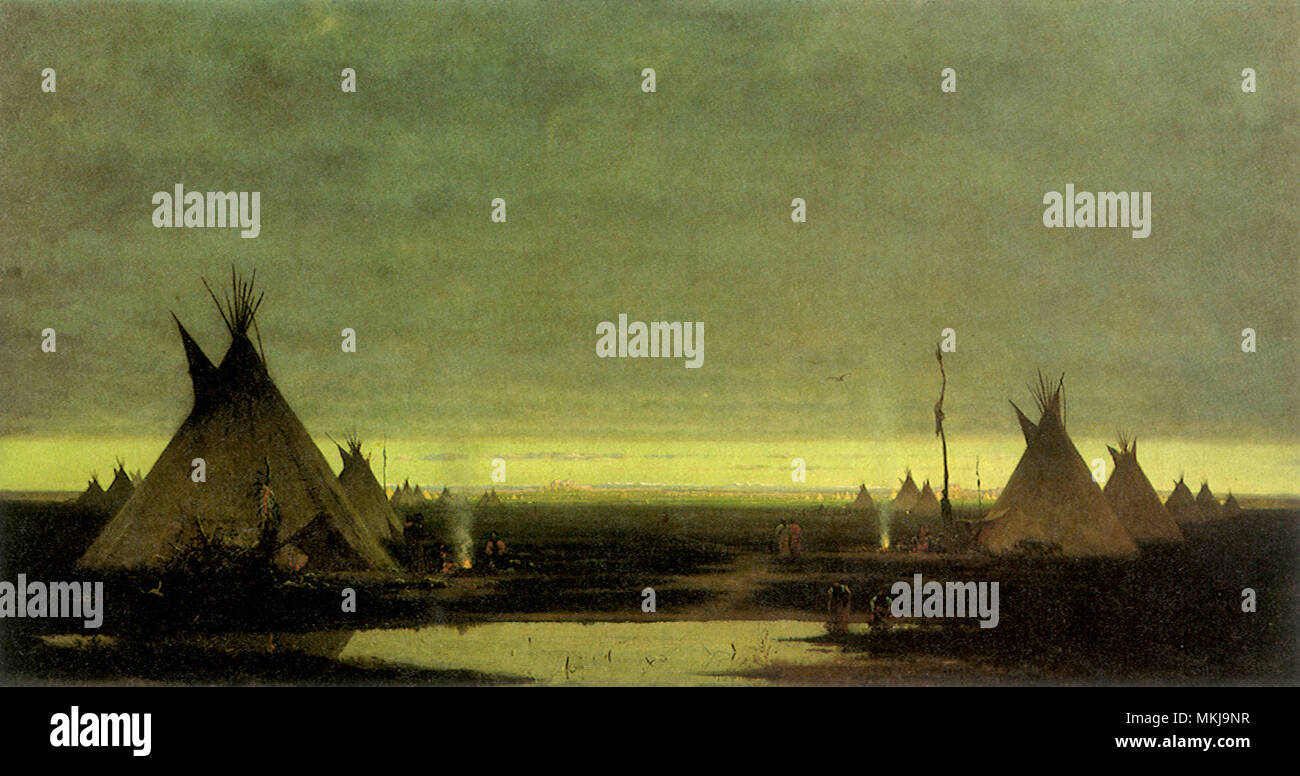 American indian camp hi-res stock photography and images - Alamy