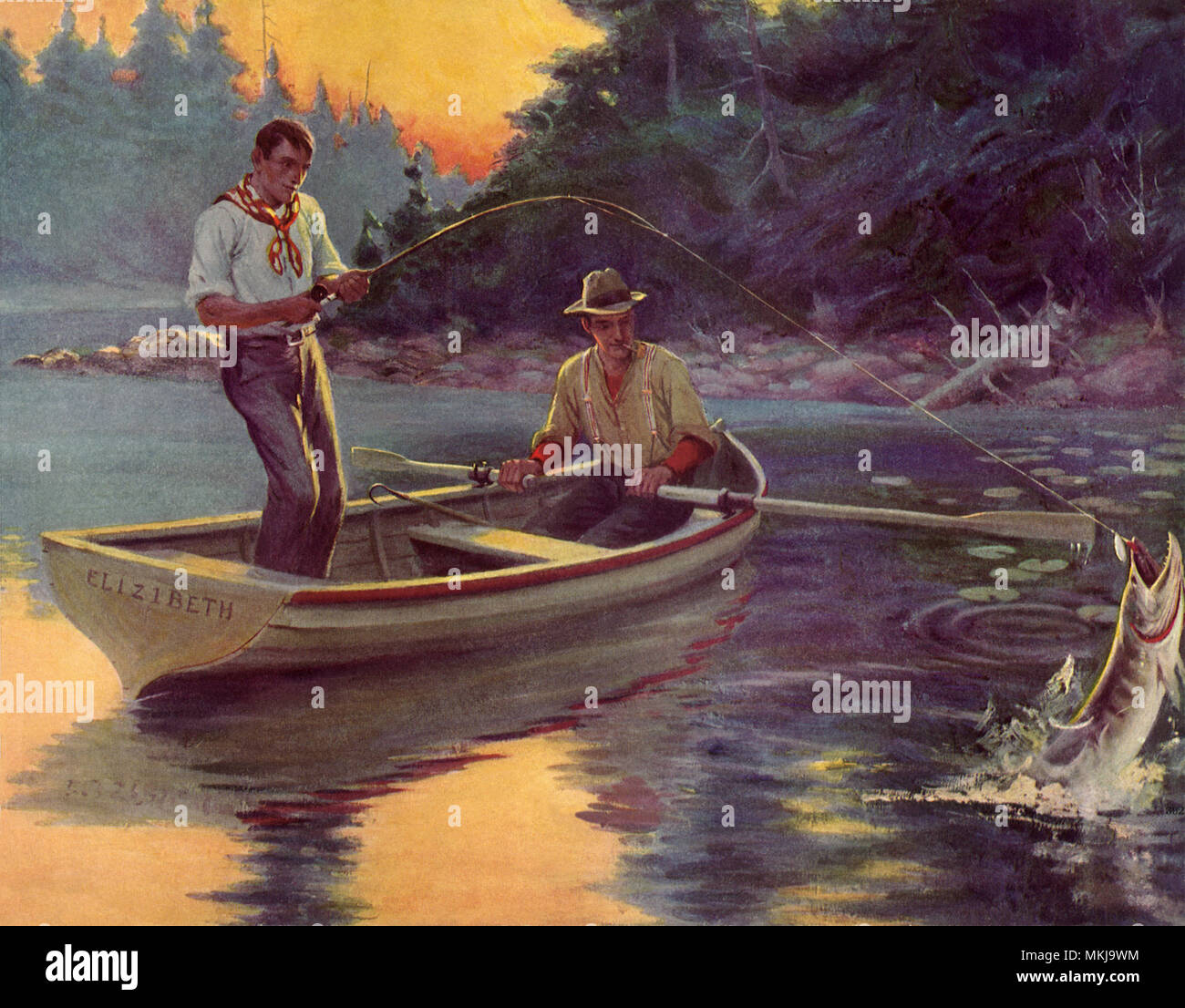 Elizabeth lake fish hi-res stock photography and images - Alamy