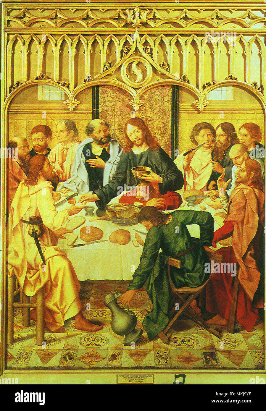 The Last Supper Stock Photo Alamy